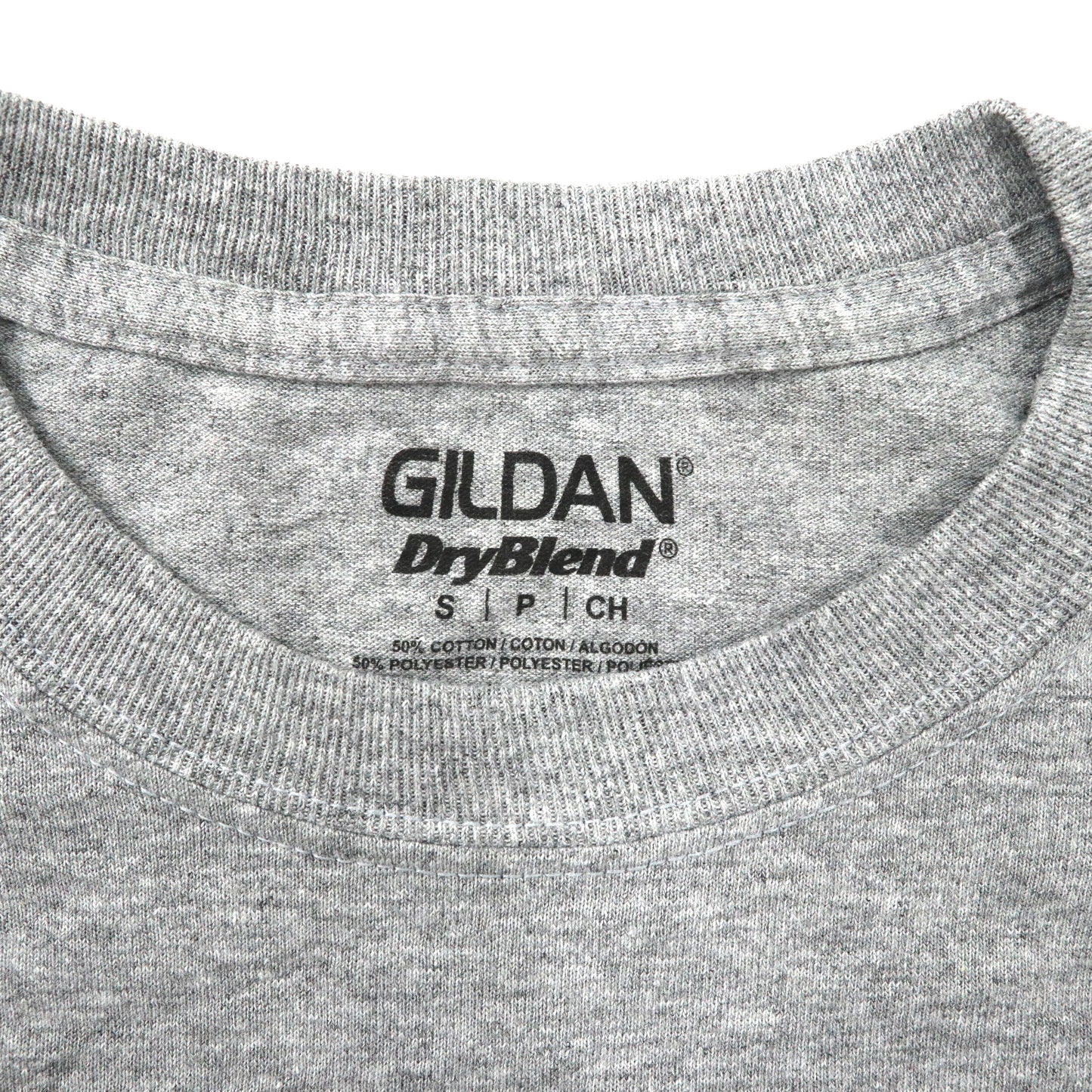 GILDAN カレッジフットボールプリントTシャツ S グレー コットン 両面プリント COUGAR