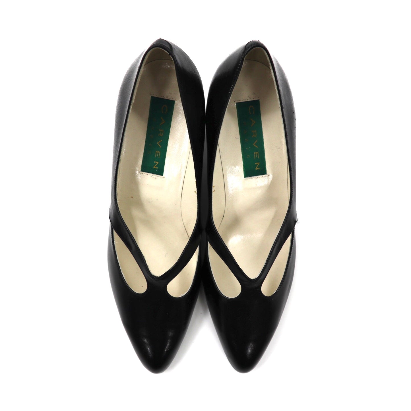 Carven Pumps 23cm Black Leather Unused – 日本然リトテ