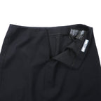 PRADA タイトスカート 42 ネイビー ウール シルク混 ルーマニア製