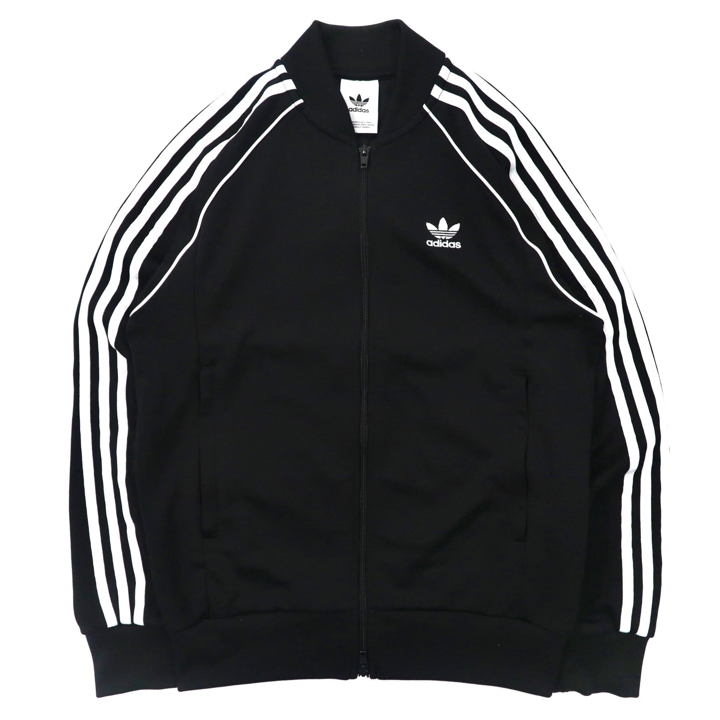 adidas originals トラックジャケット ジャージ M ブラック 3ストライプス ATP型 トレフォイルロゴ刺繍 HERI SST TRACK TOP CW1256