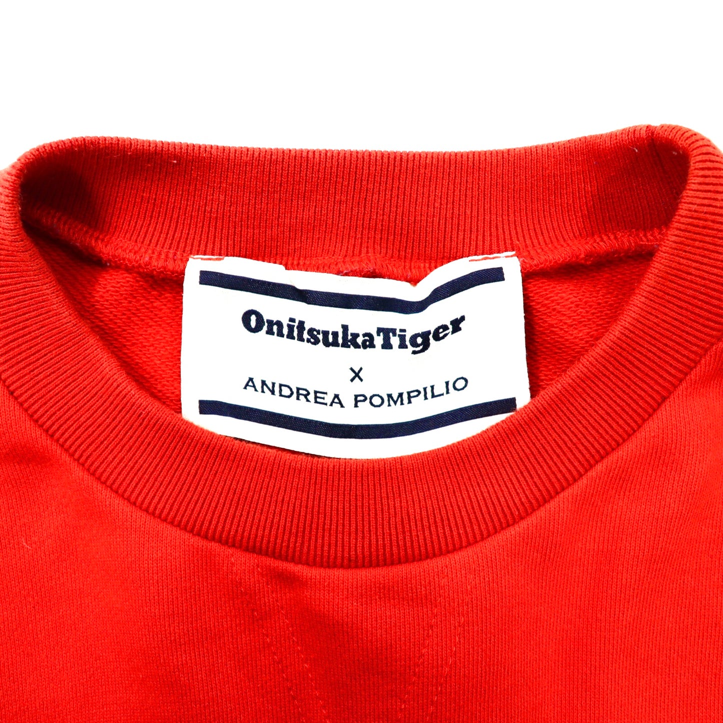 Onitsuka Tiger × ANDREA POMPILIO スウェット M レッド コットン