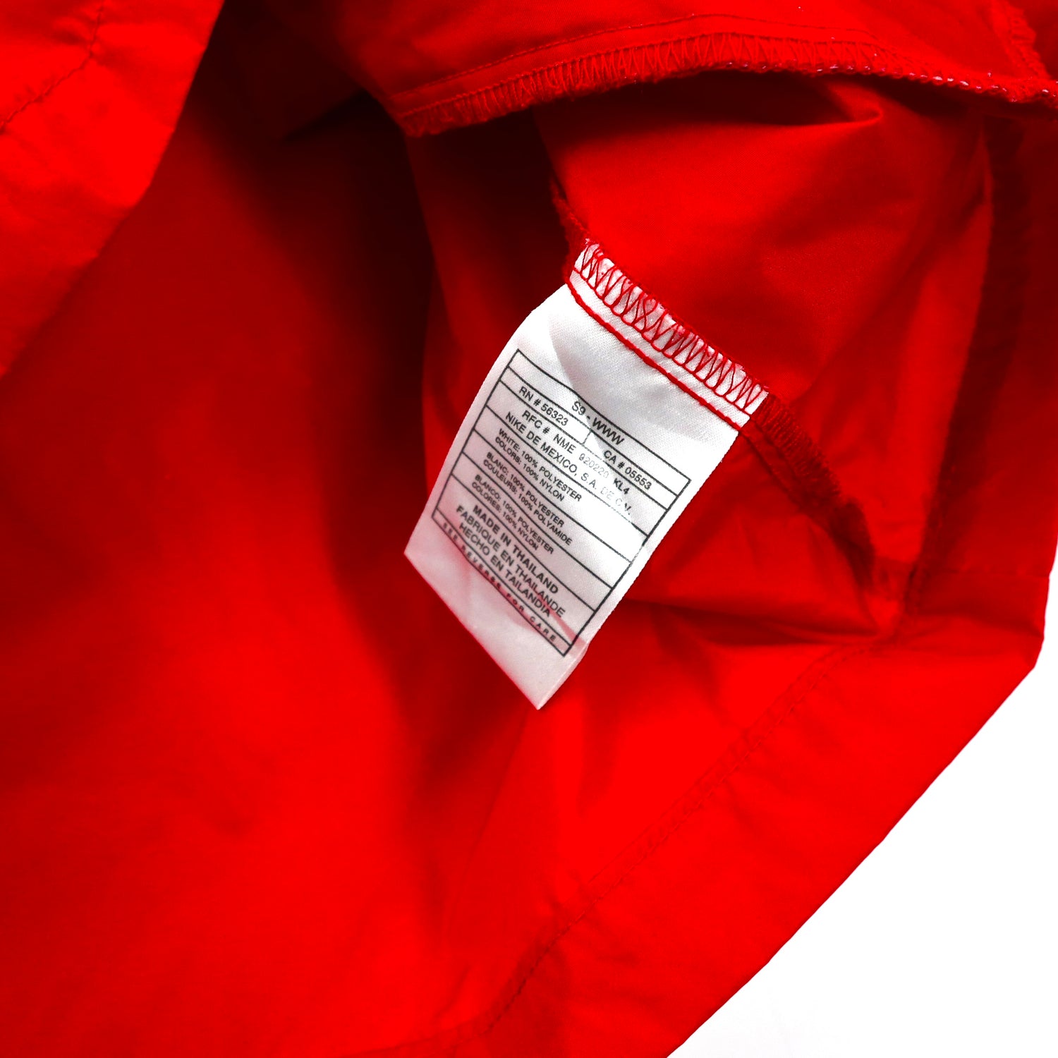NIKE Big Size Windbreaker XL Redside Side Wash Logo Embroidery ...