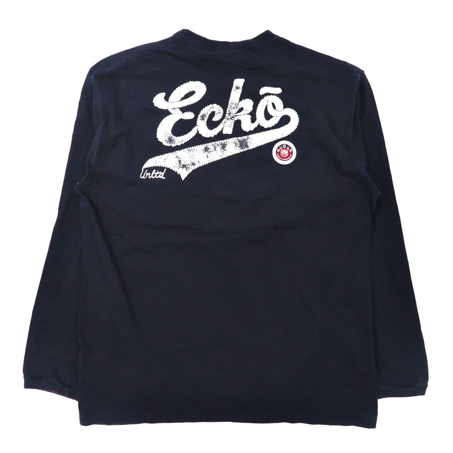 ECKO UNLTD ビッグサイズ ロングスリーブTシャツ L ネイビー コットン 