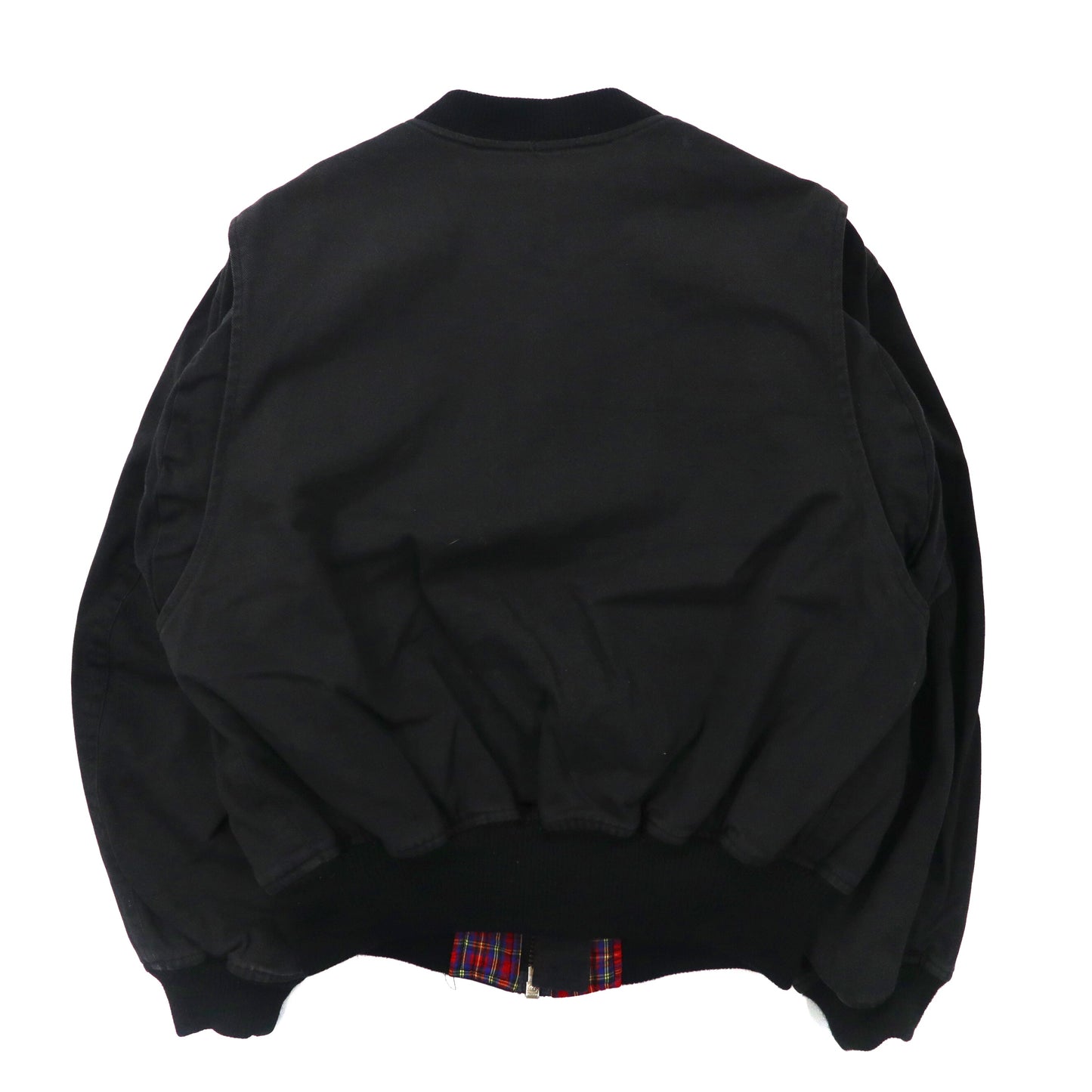PINK HOUSE MA-1 Bomber Jacket Free Black Cotton Quilting Liner 