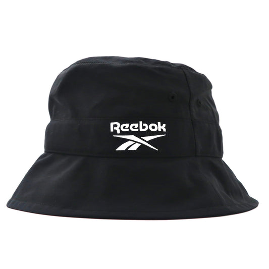 Reebok クラシックス ファウンデーション バケットハット 60-63cm ブラック ナイロン ベクターロゴ刺繍 Classics Foundation Bucket Hat GC8590