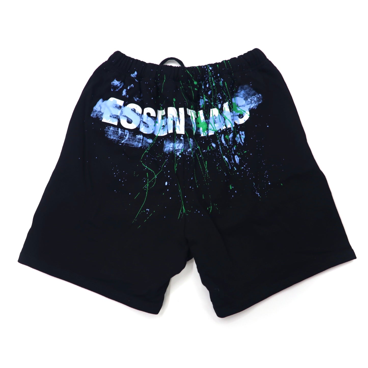 Fog Essentials ( FEAR OF GOD ) Paint Design Short Pants XL Black