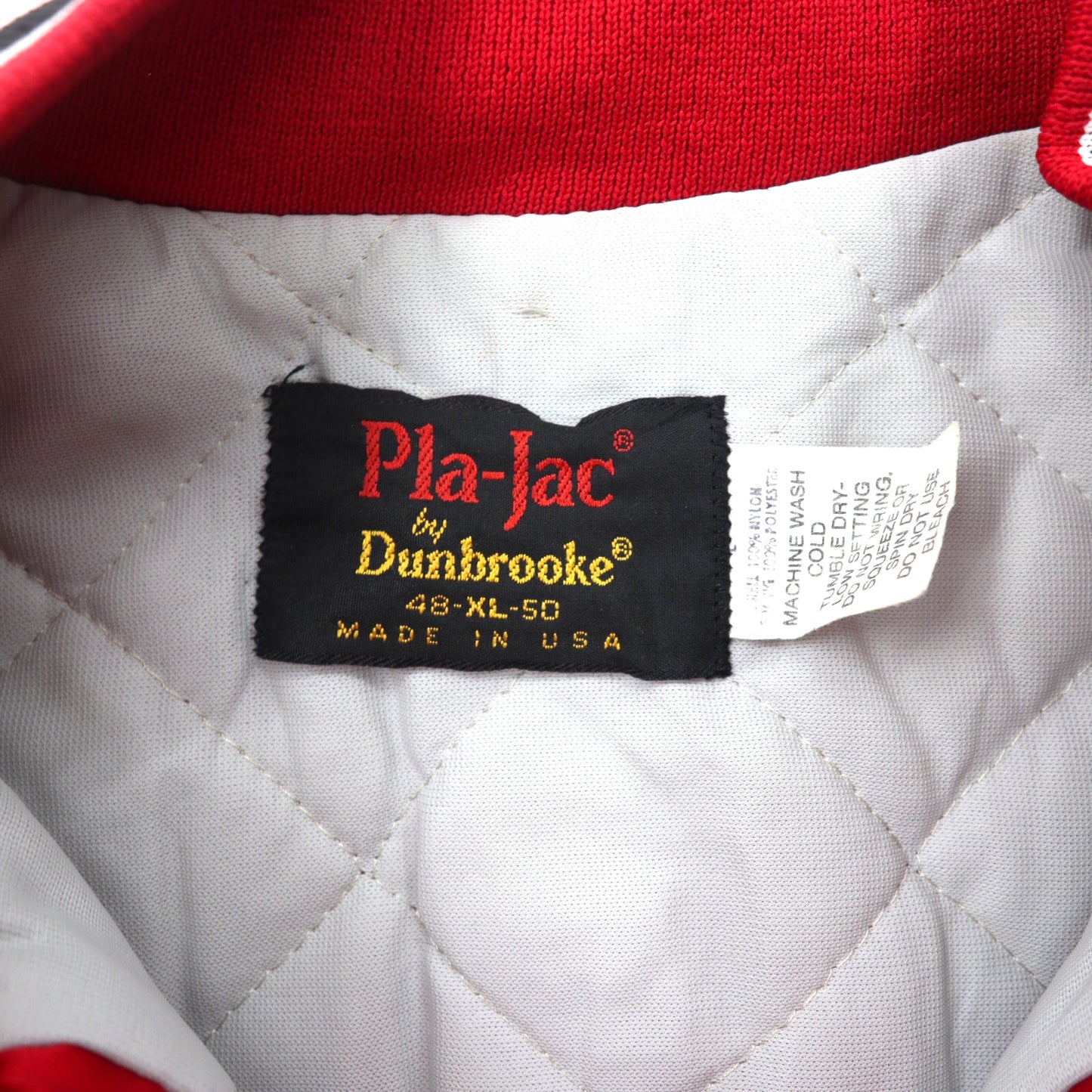 Pla-Jac by Dunbrooke スタジャン XL レッド ナイロン USA製