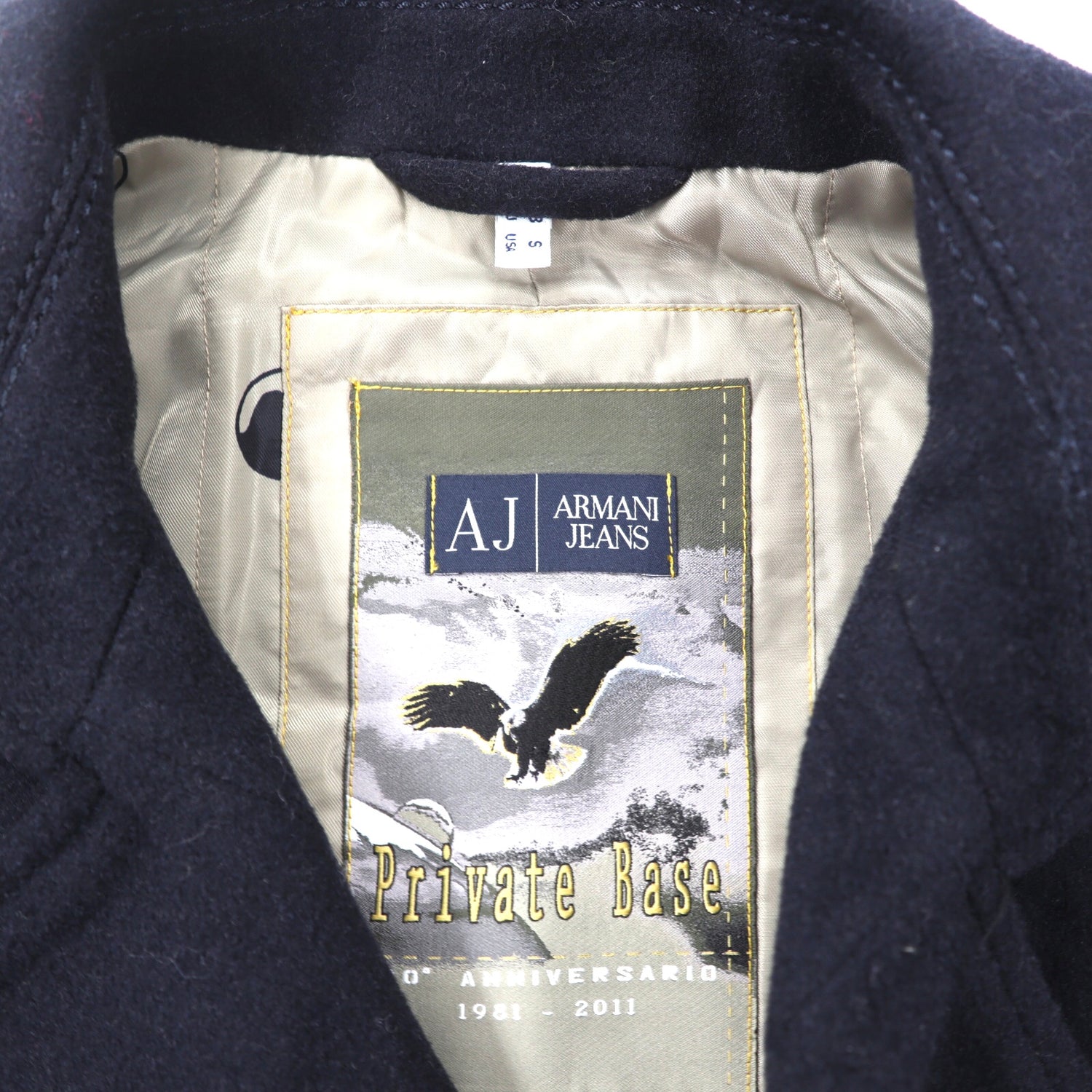 Armani Jeans Double Breasted coat 30th Anniversary Model – 日本 