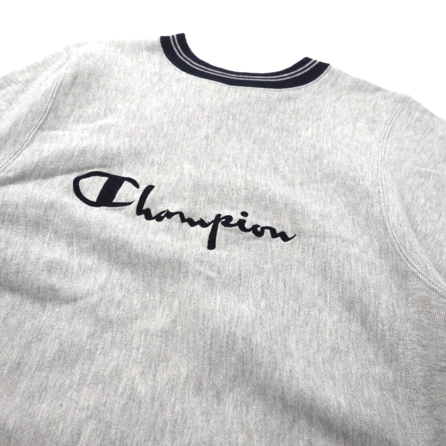 Champion Librine SweaTSHIRT M Gray Reverse Weave Script Logo