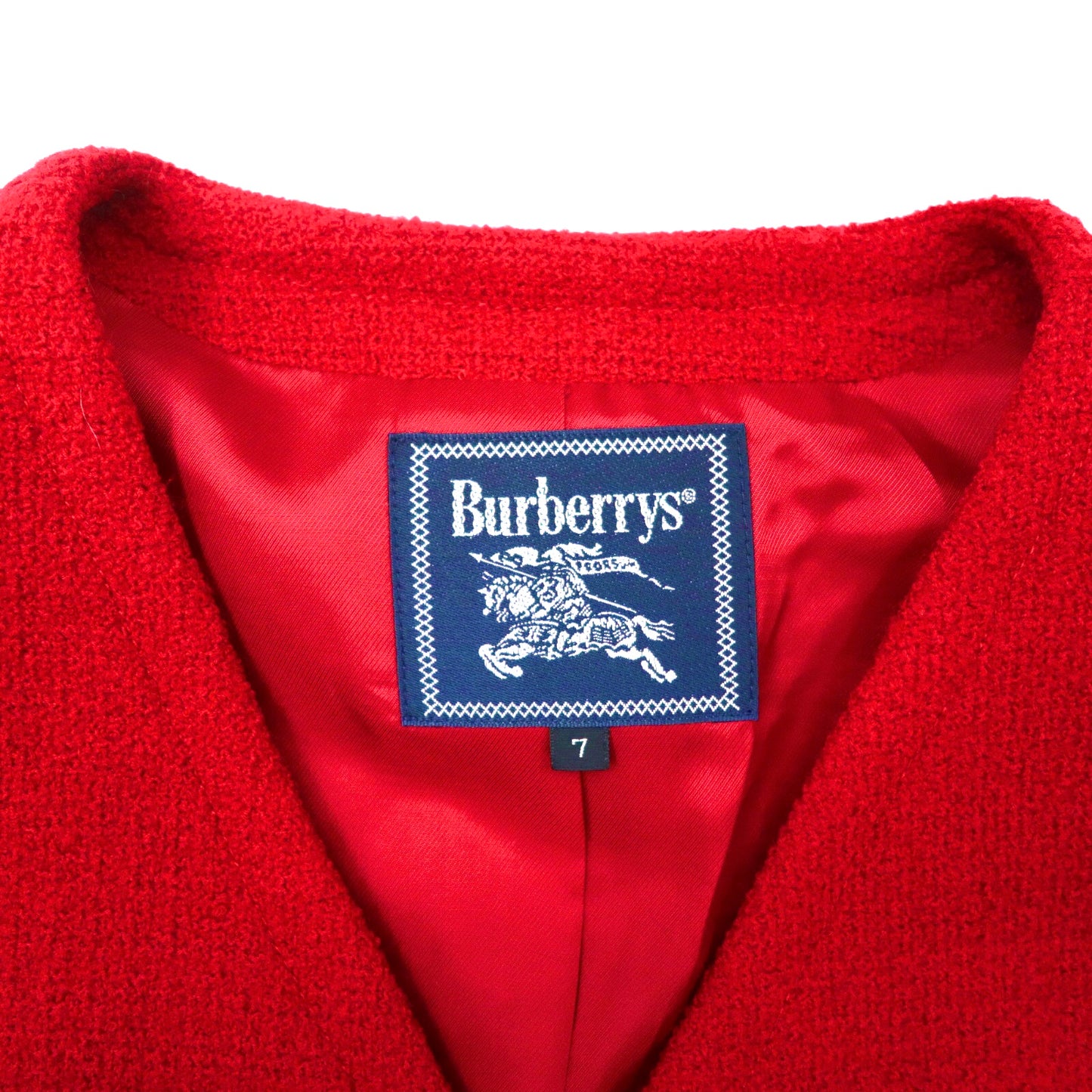 Burberrys Suits Skirt 7 Red Wool – 日本然リトテ