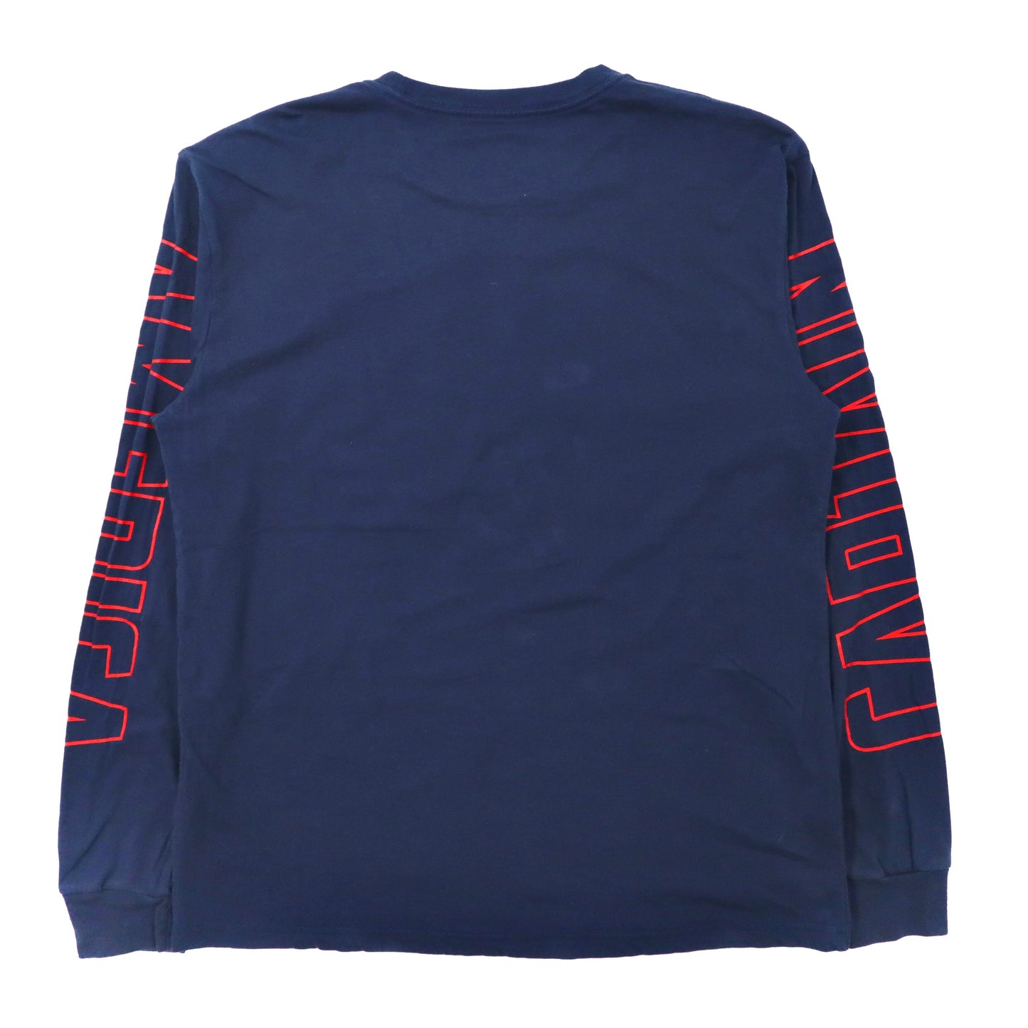 MARVEL ロングスリーブTシャツ XL ネイビー コットン 袖ロゴ キャプテンアメリカ
