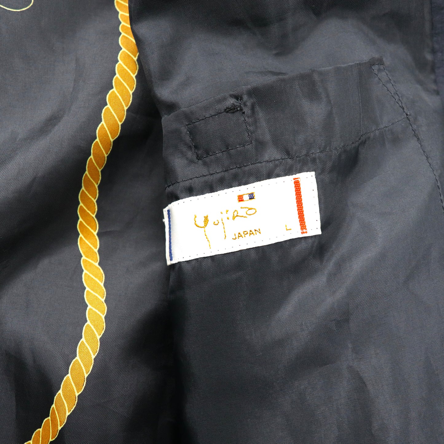 YUJIRO ISHIHARA ビッグサイズ ナイロンジャケット L ブラック 石原裕次郎 記念館オフィシャルアイテム 日本製