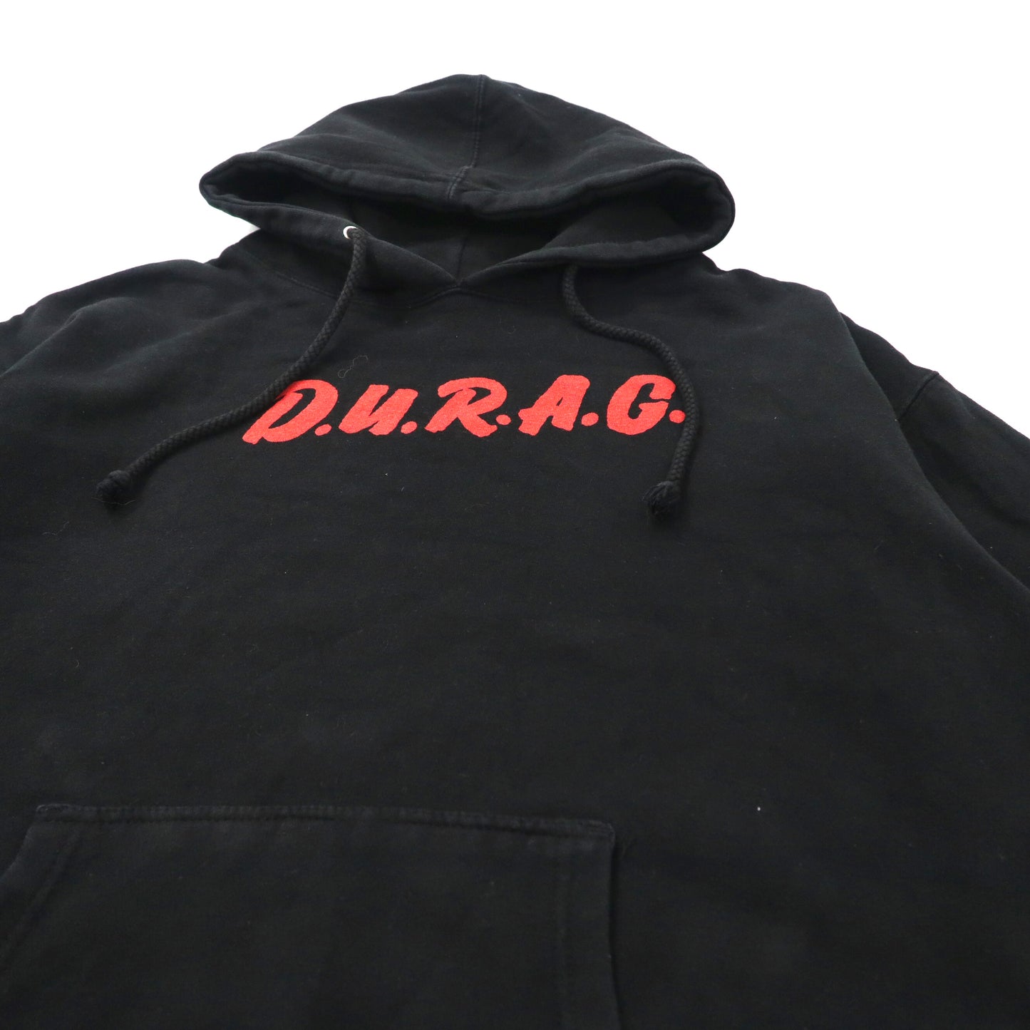 INDEPENDENT TRADING COMPANY プルオーバー パーカー L ブラック コットン 裏起毛 D.U.R.A.G. ビッグサイズ USA製