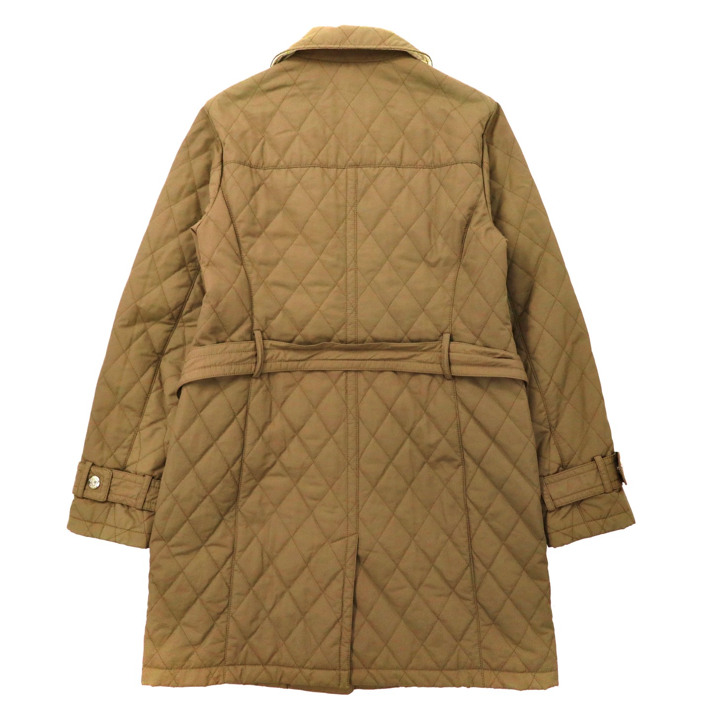 Coach quilting COAT S KHAKI Nylon lining signature