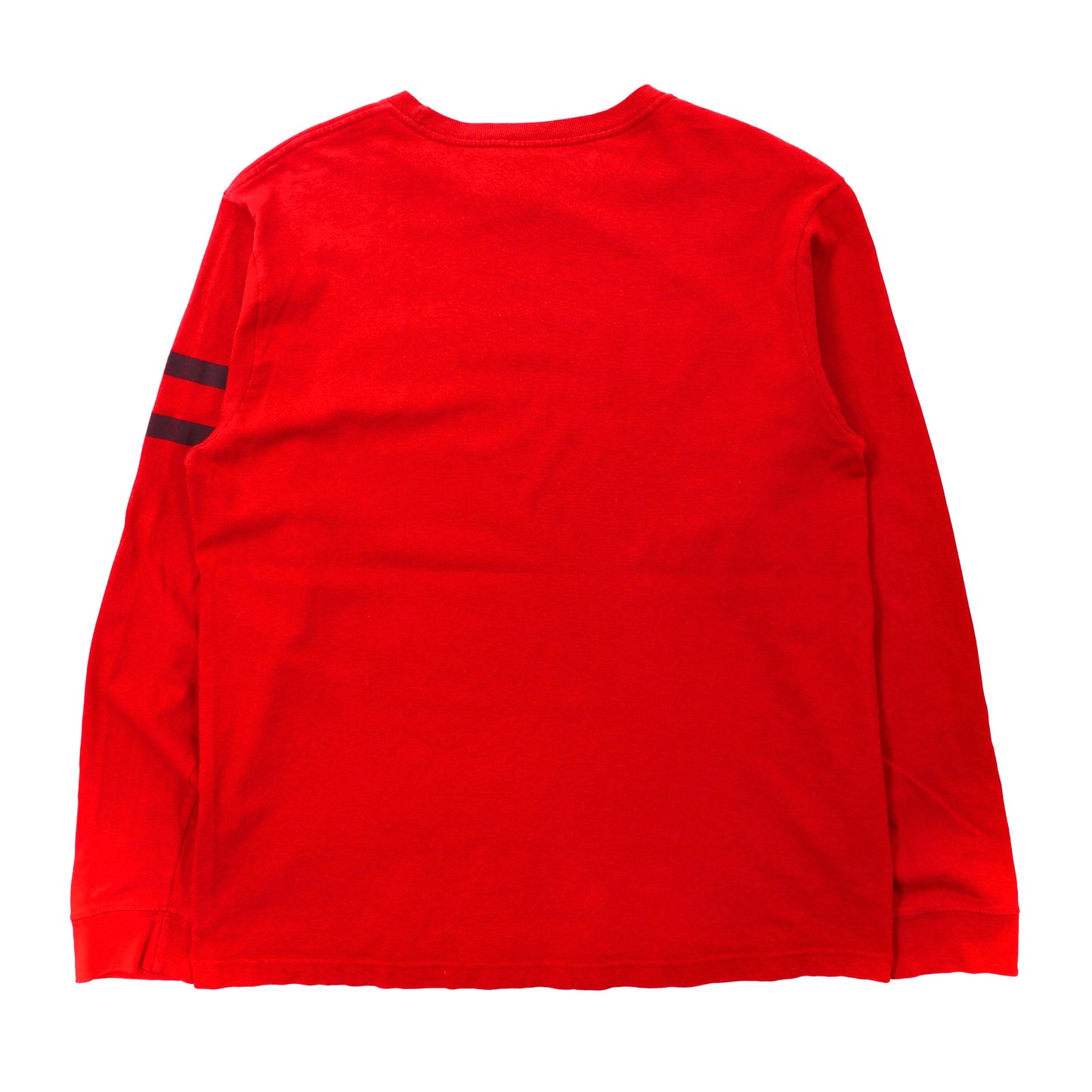 TOMMY JEANS ロングスリーブTシャツ S レッド コットン ビッグサイズ ロゴ 90年代 メキシコ製