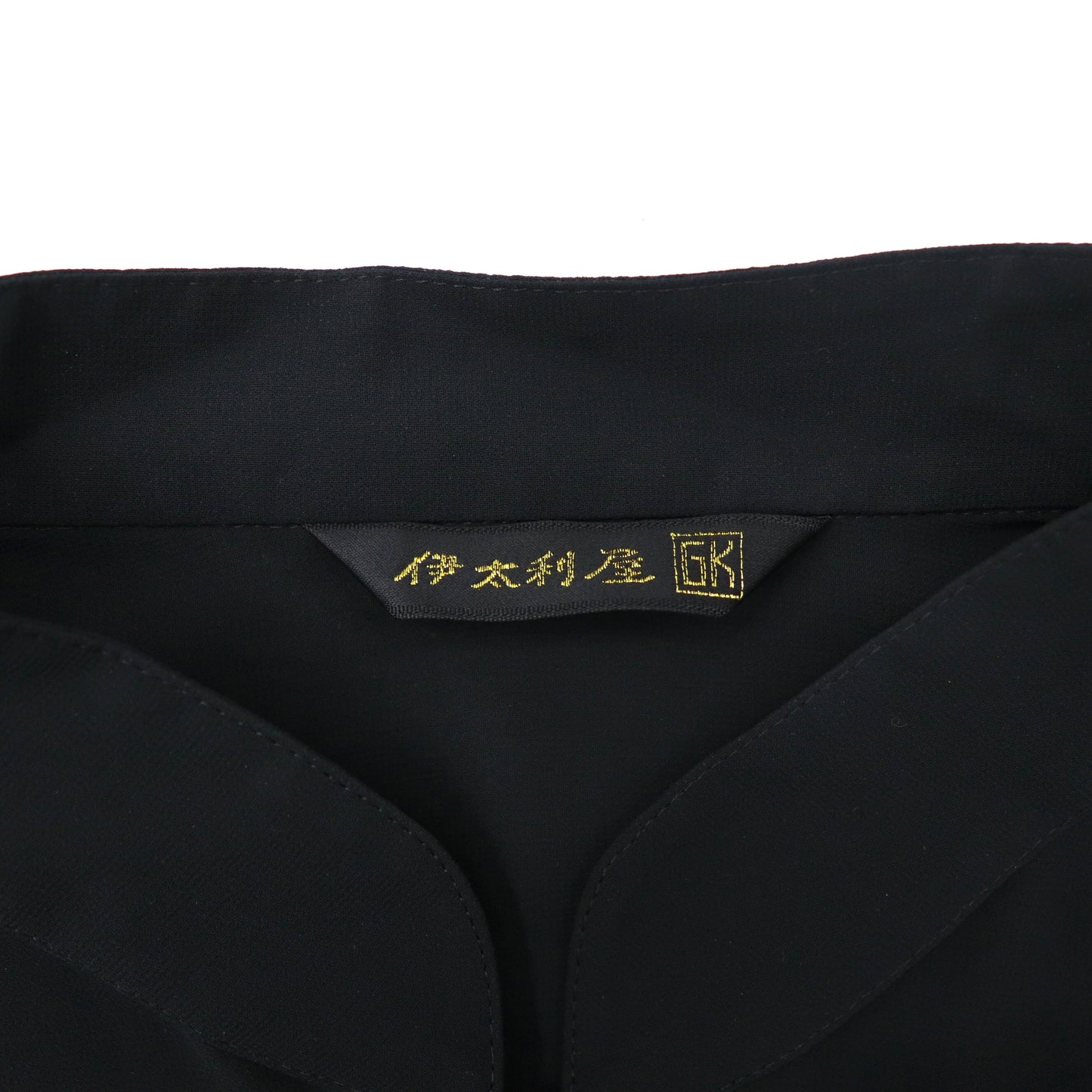 伊太利屋 シースルー オーバーシャツ 11 ブラック ポリエステル La Moda GOJI 日本製