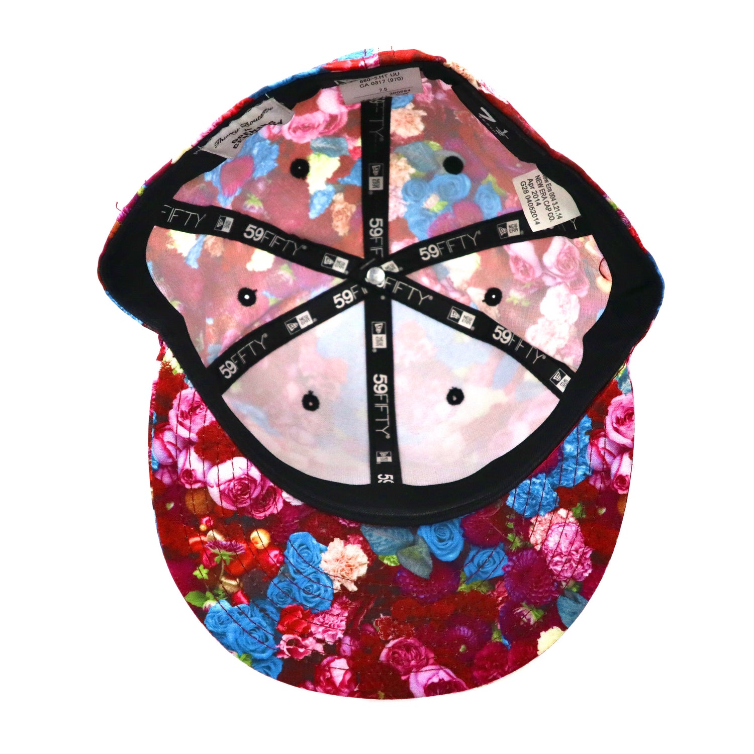 Opening Ceremony × NEWERA Baseball Cap 59.6cm Red Floral Polyester