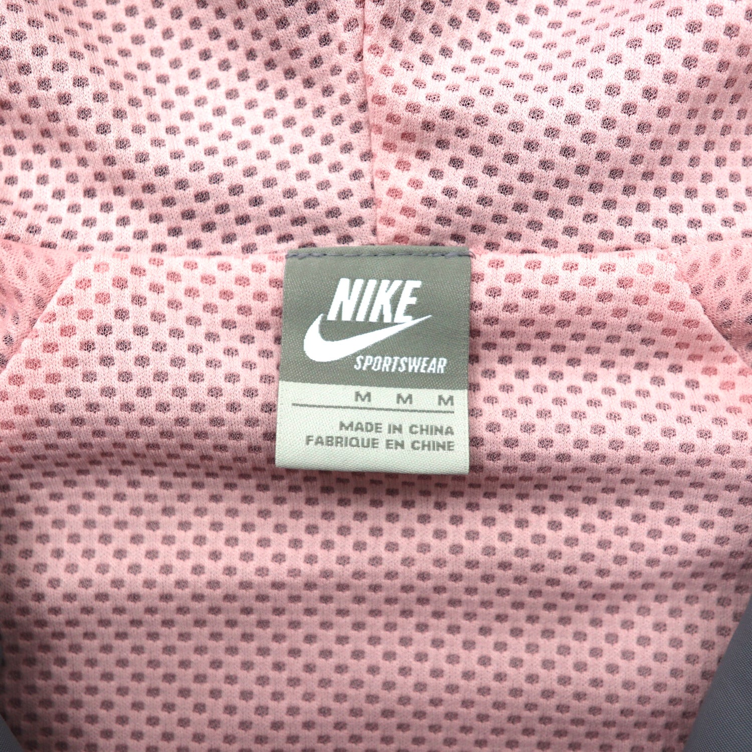 NIKE ナイロンパーカー M グレー ロゴプリント – 日本然リトテ