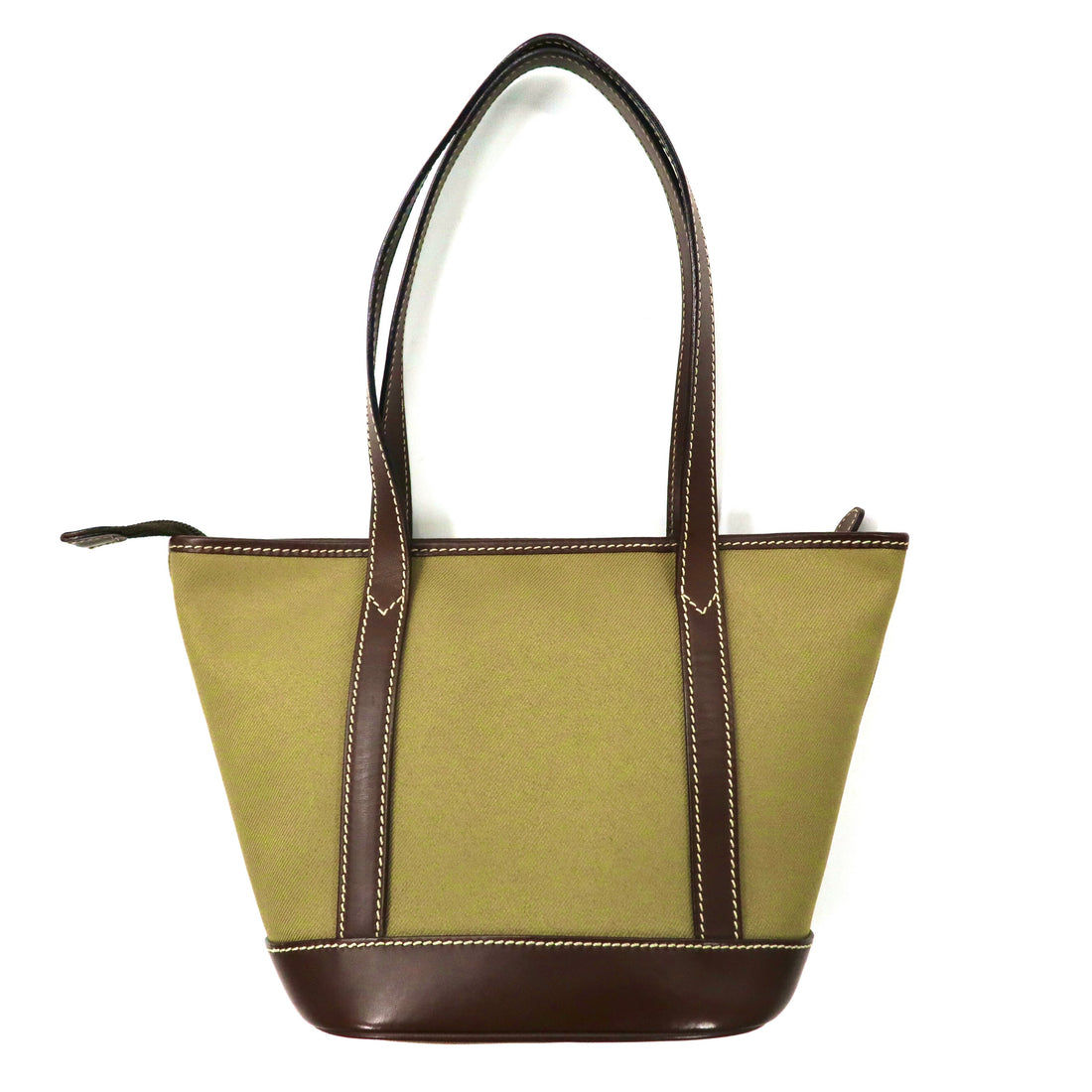 HUNTING WORLD Tote Bag Beige Canvas Leather SAFARI TODAY E1558 Made in Italy