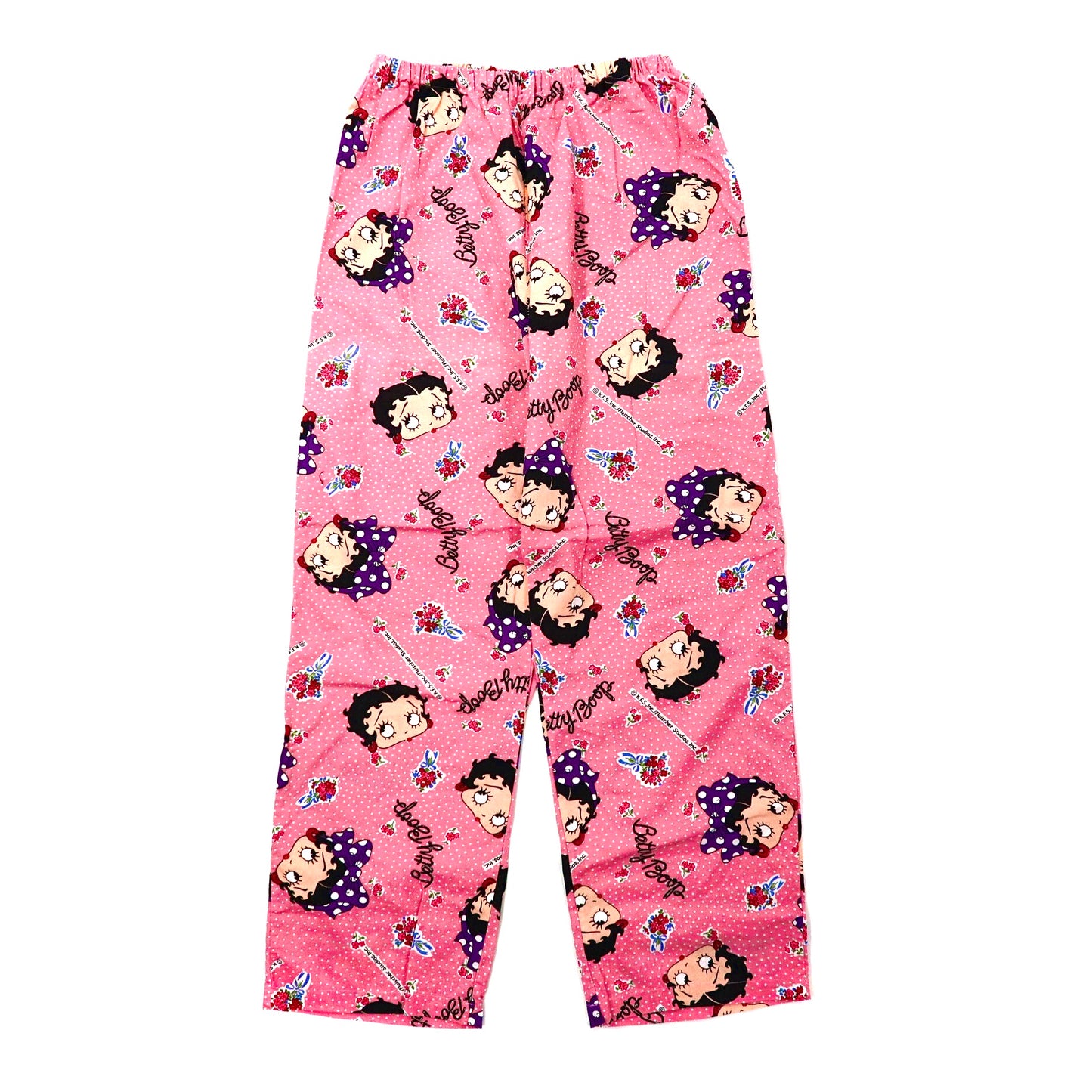 BETTY BOOP Pajamas Easy Setup L Pink Cotton Patterned Betty Boop ...