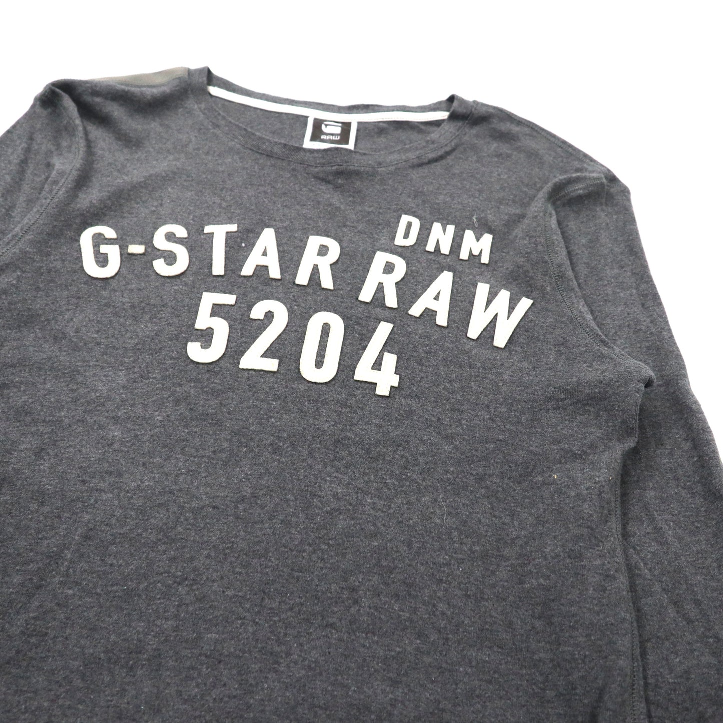 G-STAR RAW ロングスリーブTシャツ L グレー コットン
