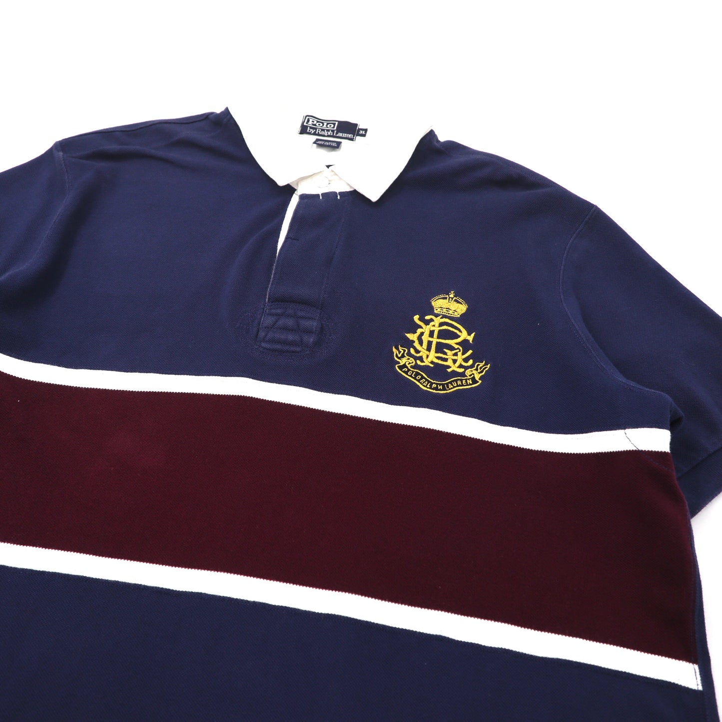 Polo by Ralph Lauren ビッグサイズポロシャツ 3L ネイビー コットン ロゴ刺繍