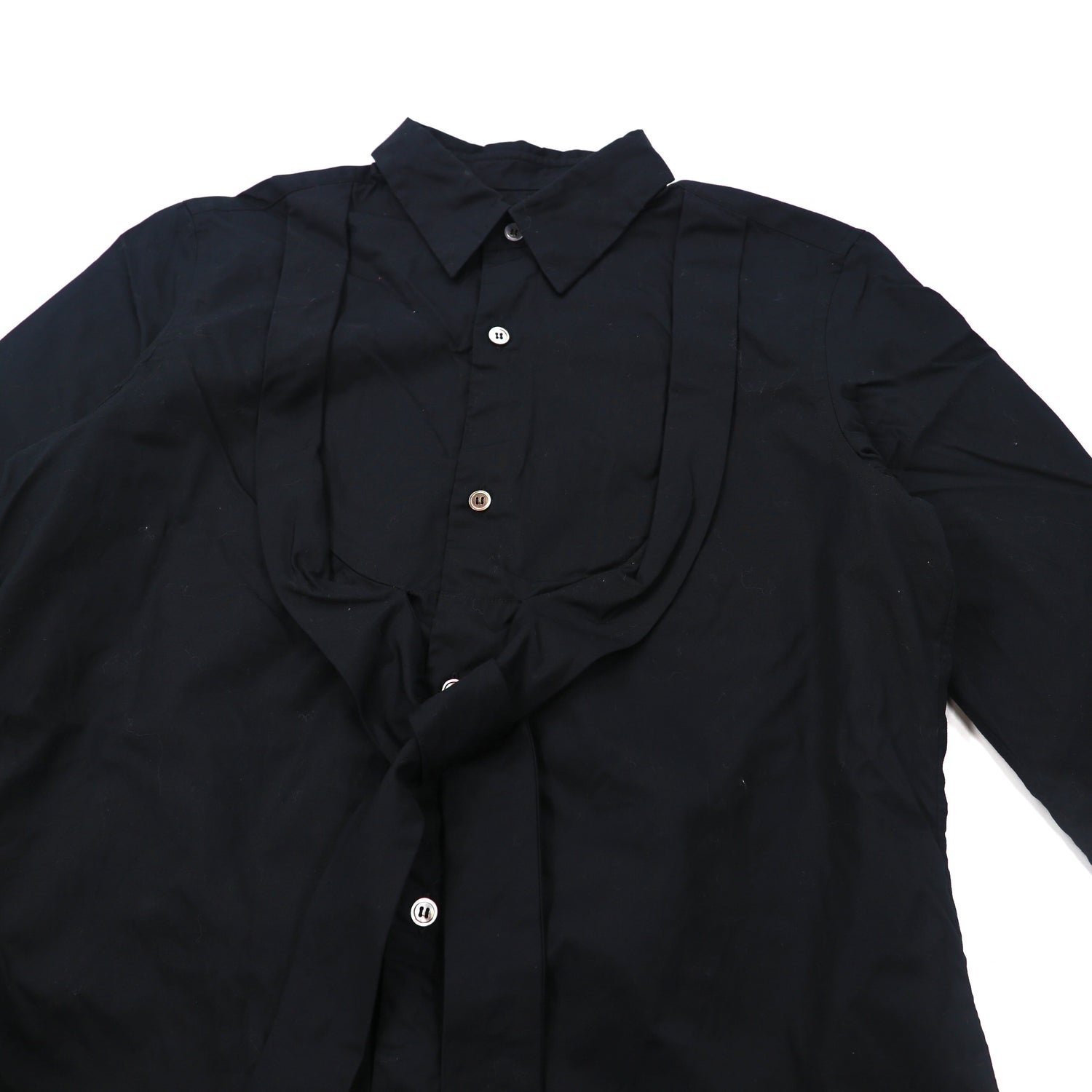 COMME des GARCONS shirt M black cotton Made in Japan