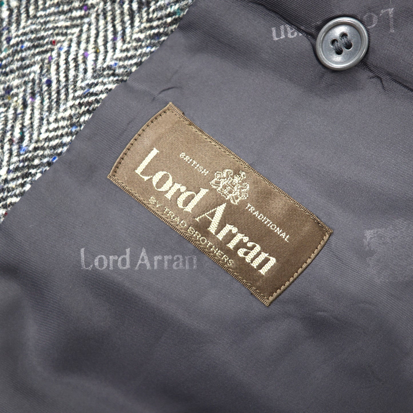 Load Arran by TRAD BROTHERS × T.M.HUNTER ツイードジャケット 165 グレー スコットランド製