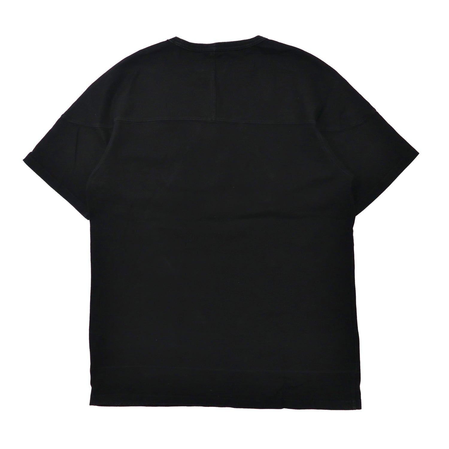 Stussy Big Size Logo Tee T-Shirt XL Black Cotton Heavy Weight 