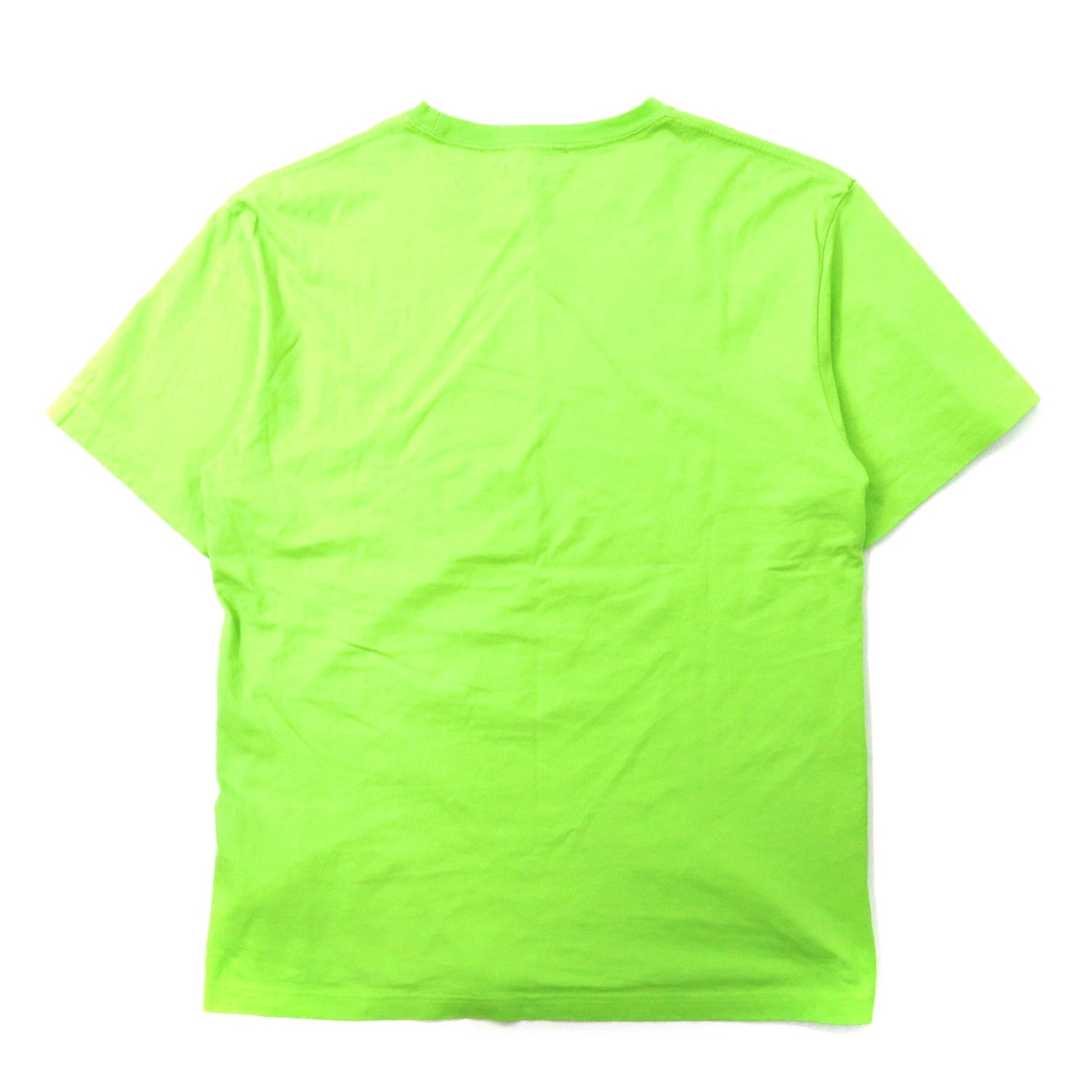 X-LARGE ビッグサイズ ロゴプリントTシャツ L グリーン コットン ...