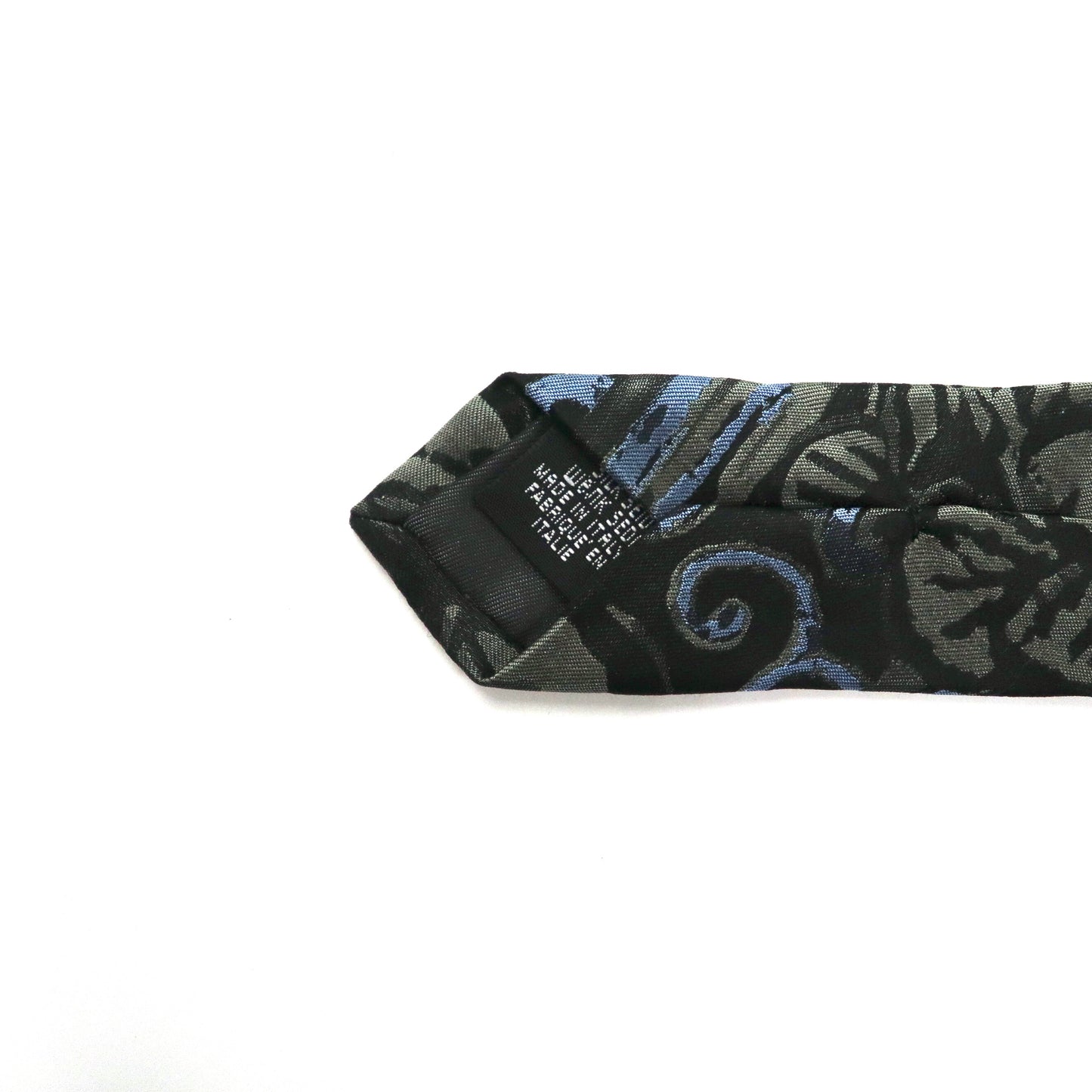 Vivienne Westwood ネクタイ ブラック シルク 総柄 花柄 オーブ イタリア製