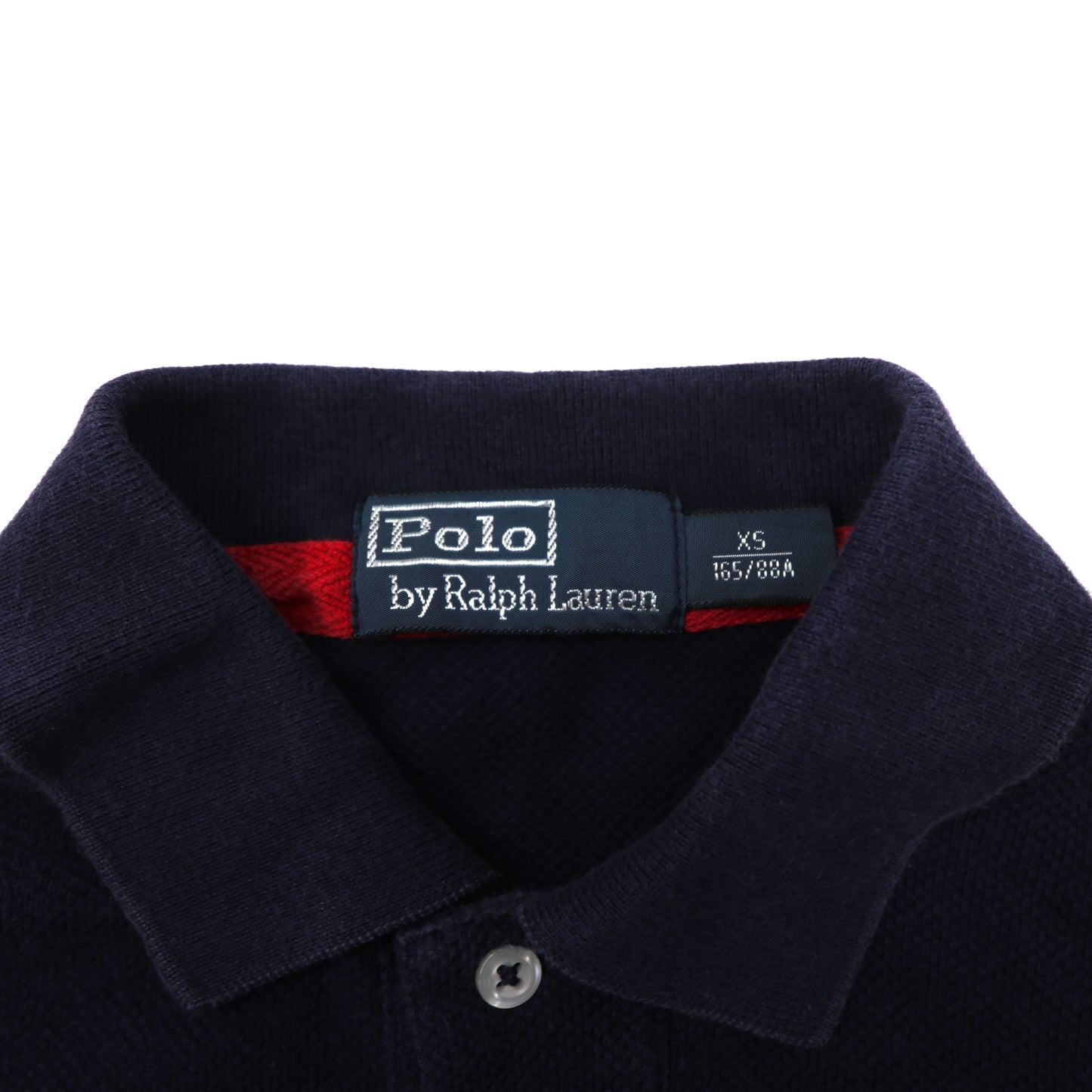 Polo by Ralph Lauren ポロシャツ 165 ネイビー コットン スモールロゴ刺繍