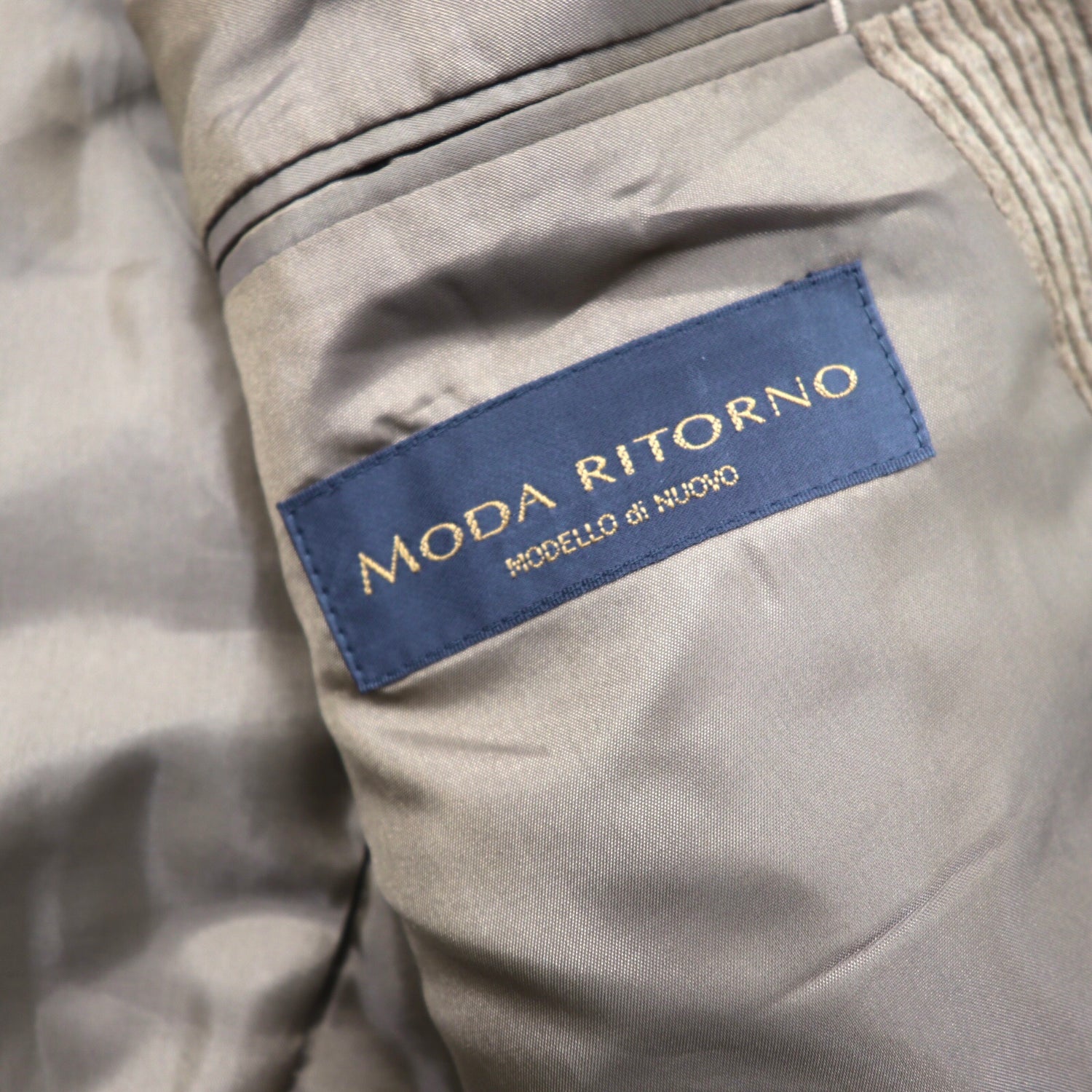 MODA RITORNO 2Bテーラードジャケット M ブラウン コーデュロイ – 日本