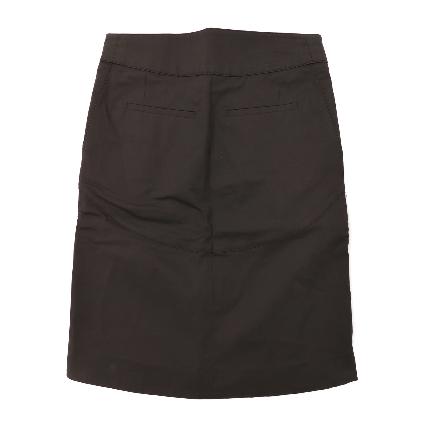 CELINE Side Zip Skirt 34 Gray Cotton 2 2B79 / 2323 – 日本然リトテ