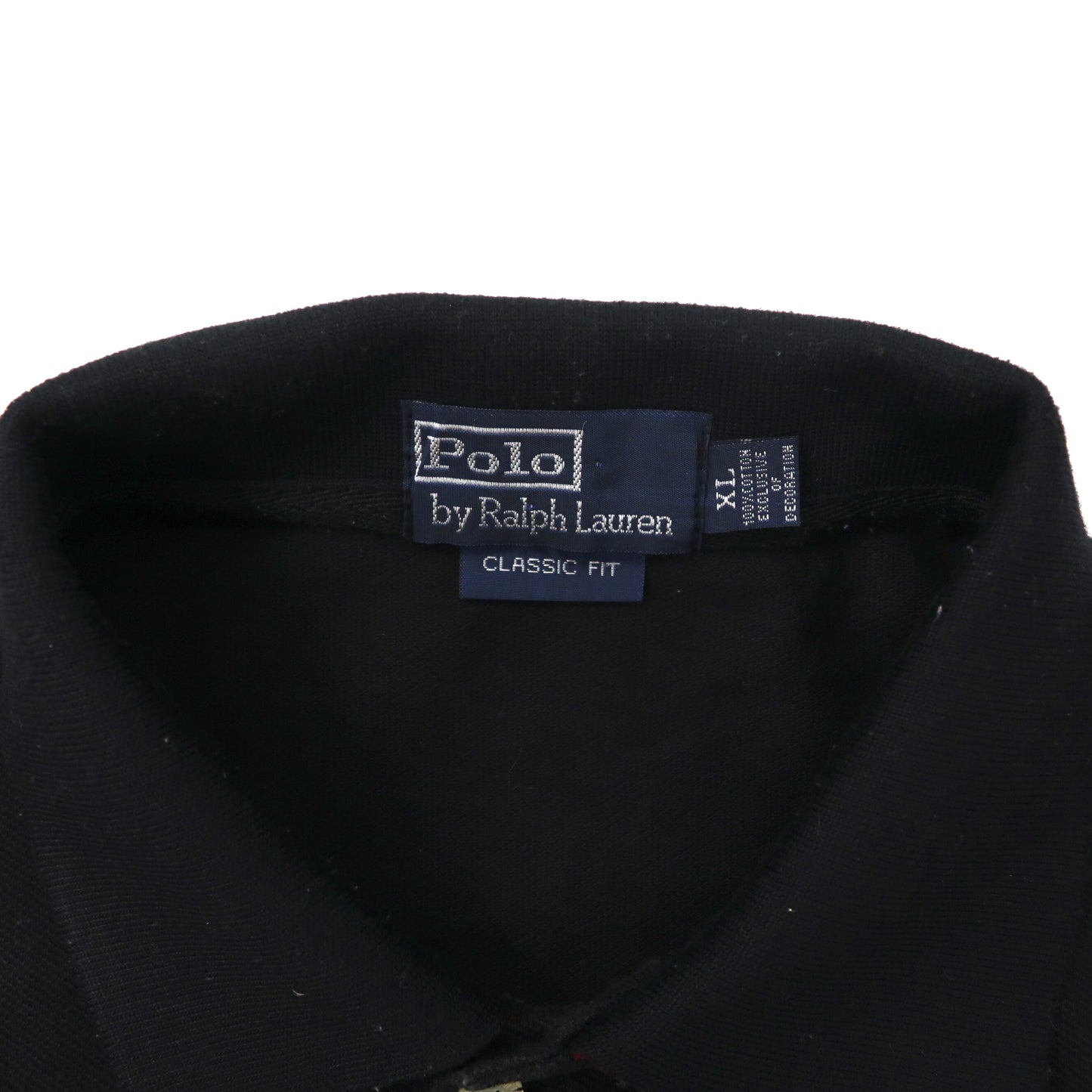 Polo by Ralph Lauren ポロシャツ XL ブラック コットン ナンバリング ビッグポニー刺繍 SUISSE 10
