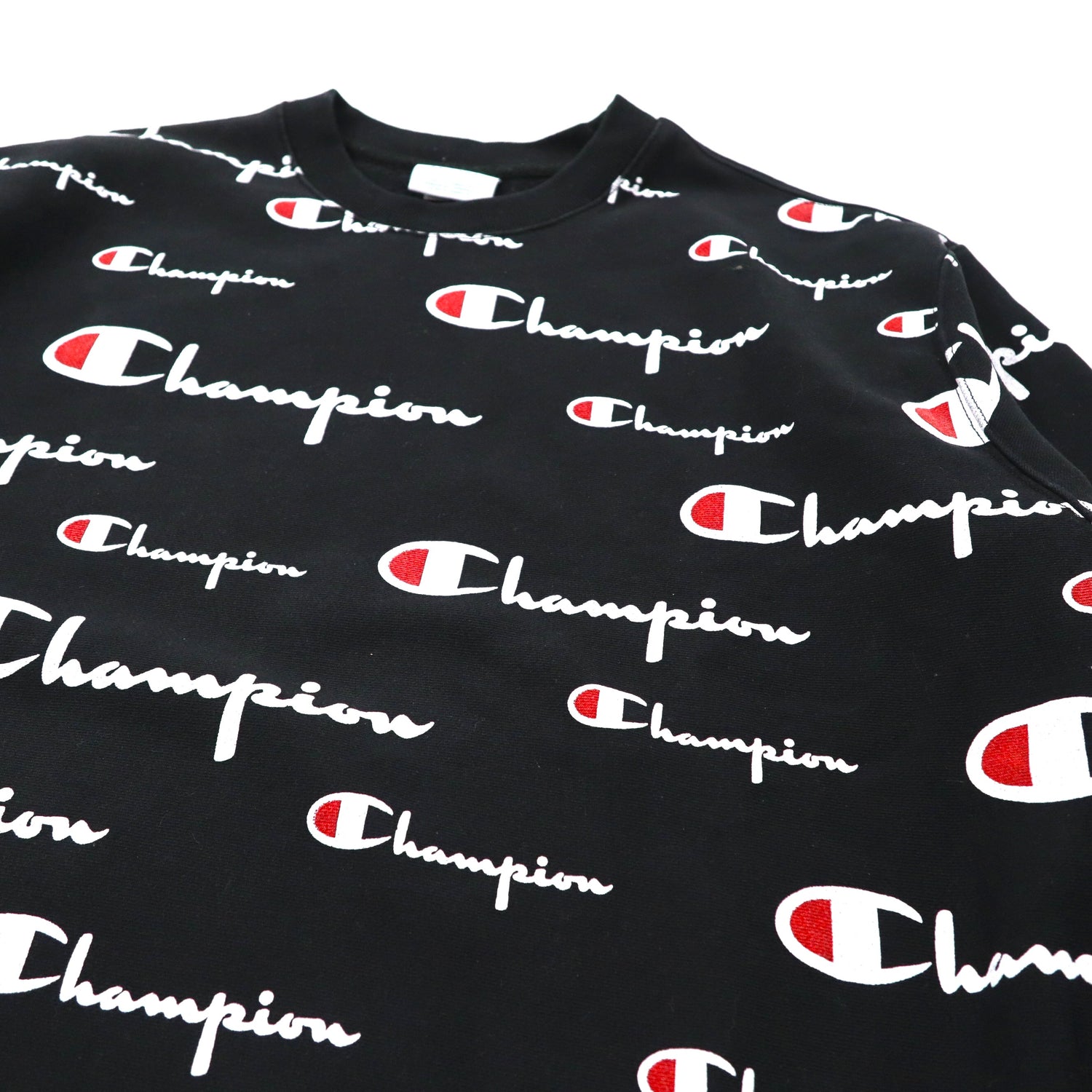 CHAMPION Big Size Reverse Weave Sweatshirt 4XL Black Cotton