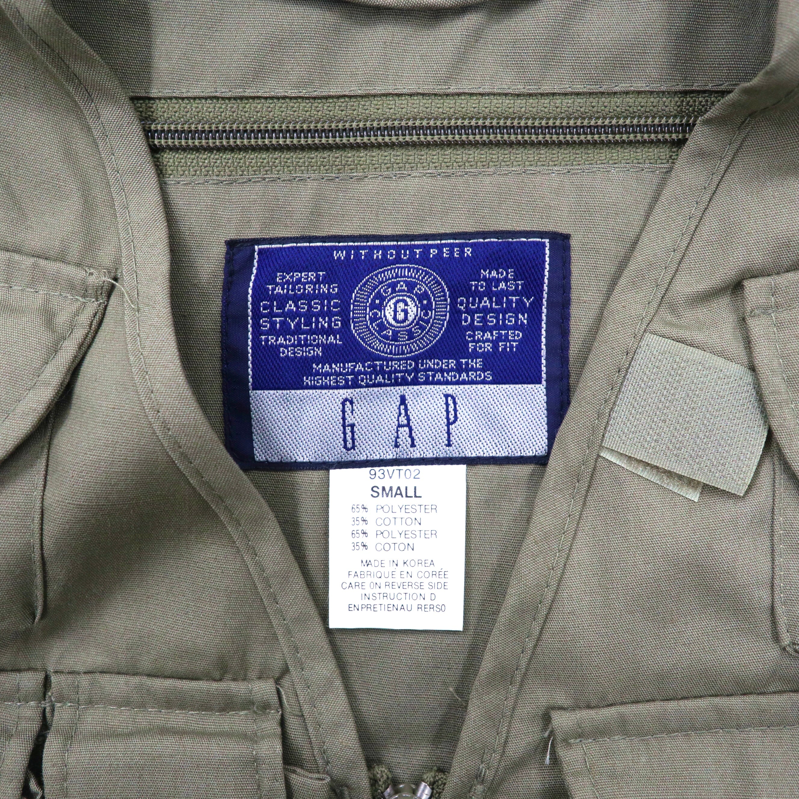 まさにバッグいらず ポケット多数の 90年代 【 old gap 】フィッシングベスト !!! | Encinitas (エンシニータス)代官山