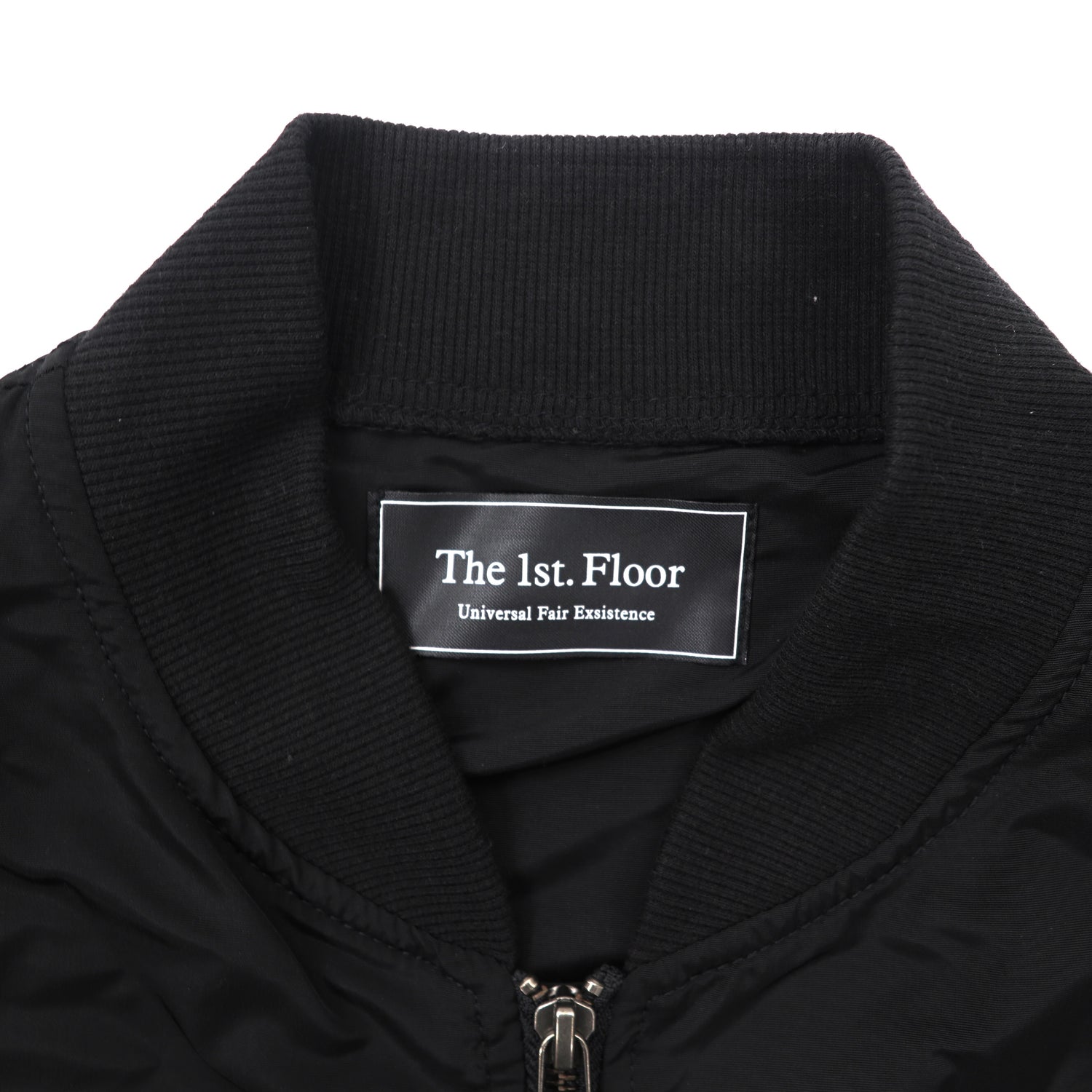 The 1st. Floor (nano UNIVERSE) MA-1 Blouson L Black polyester