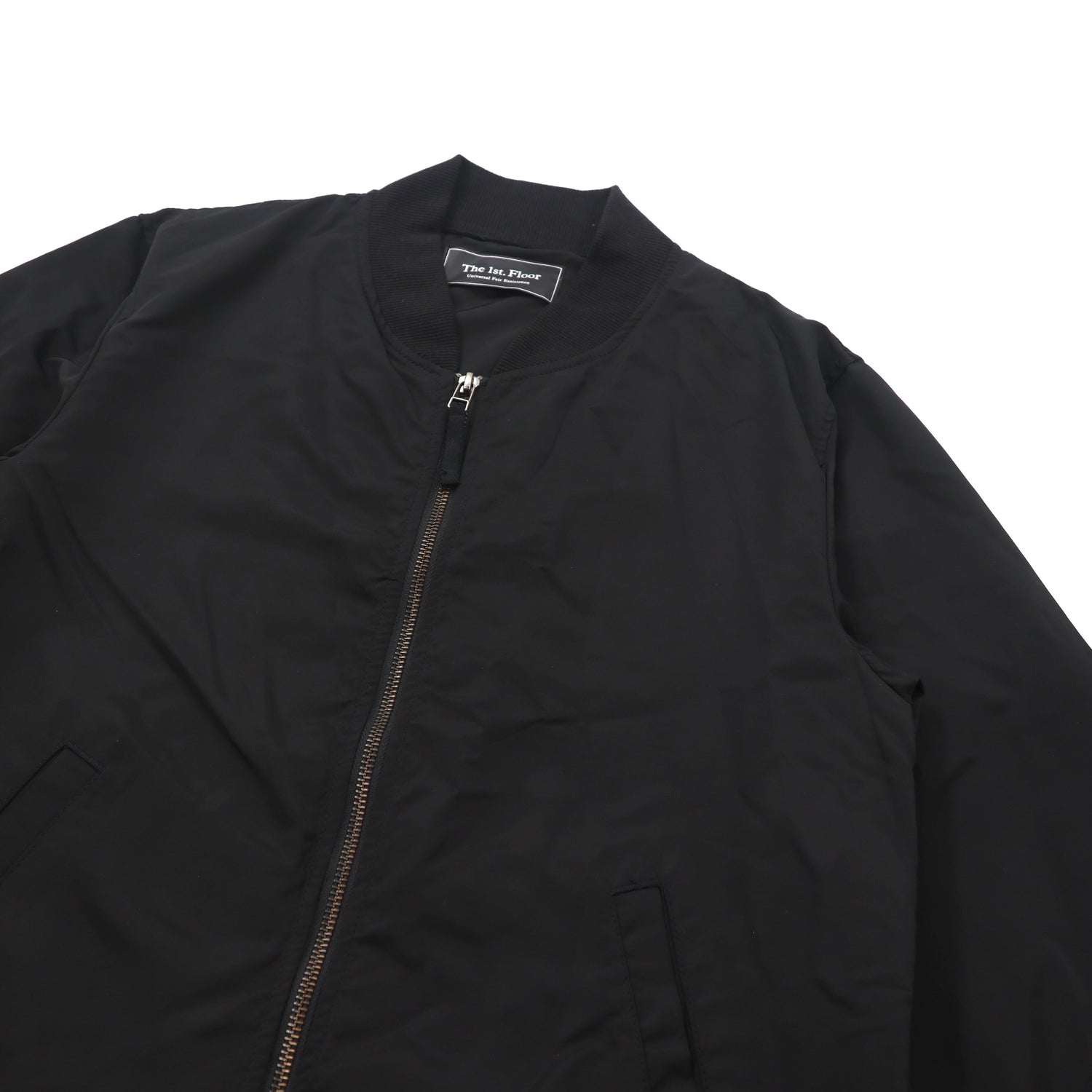 The 1st. Floor (nano UNIVERSE) MA-1 Blouson L Black polyester