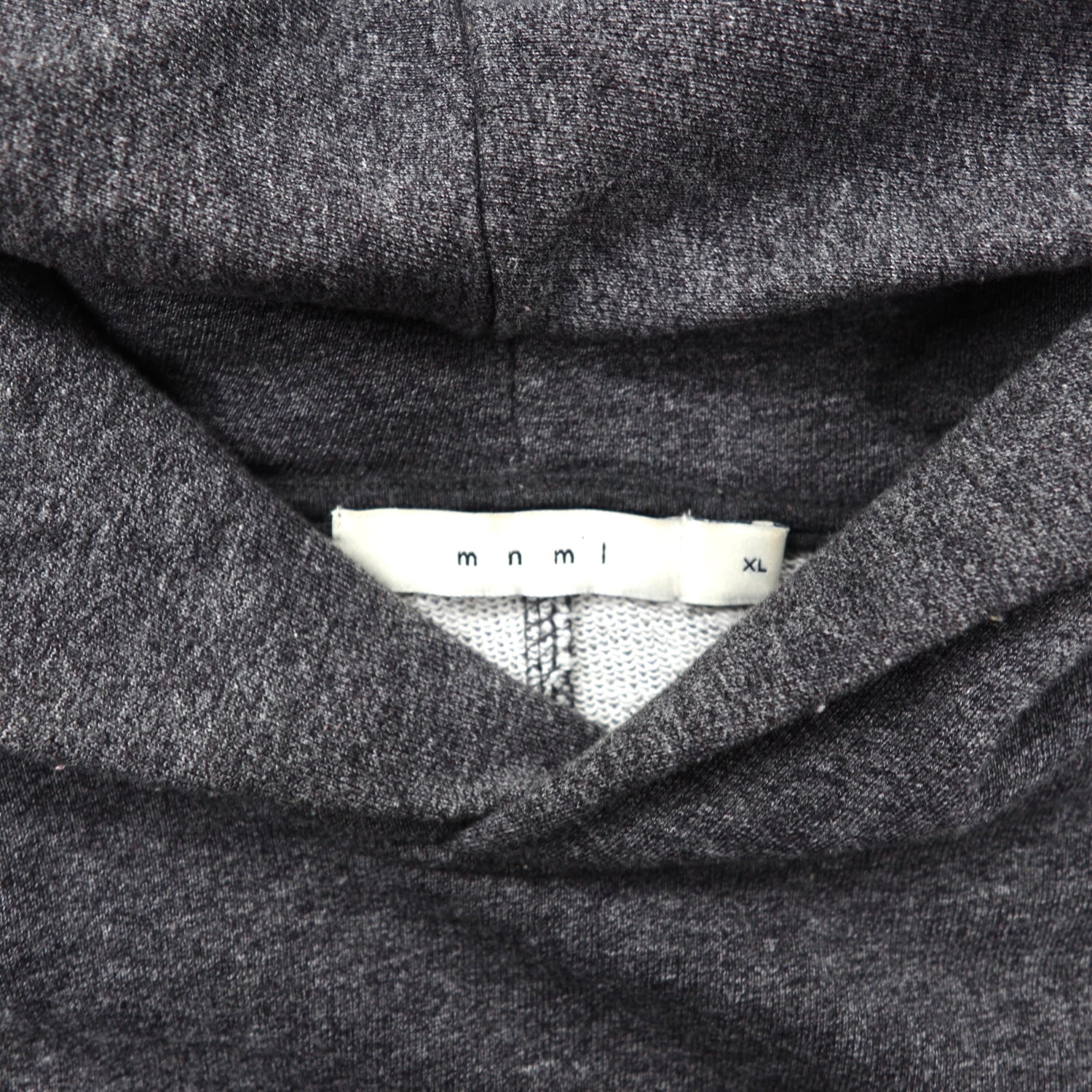 MNML pullover hoodie XL gray cotton – 日本然リトテ