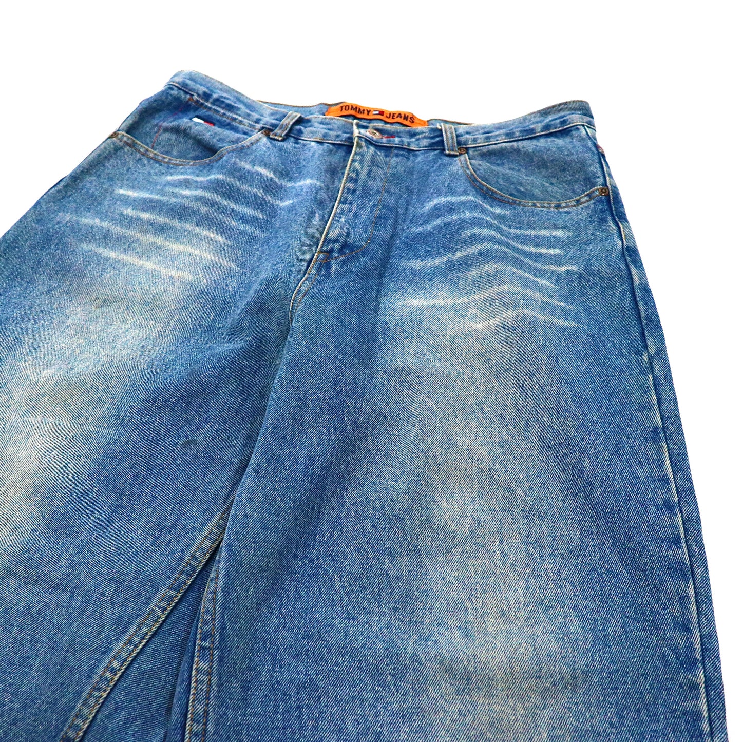 TOMMY JEANS Wide Buggy Denim Pants 36 Blue 90s – 日本然リトテ