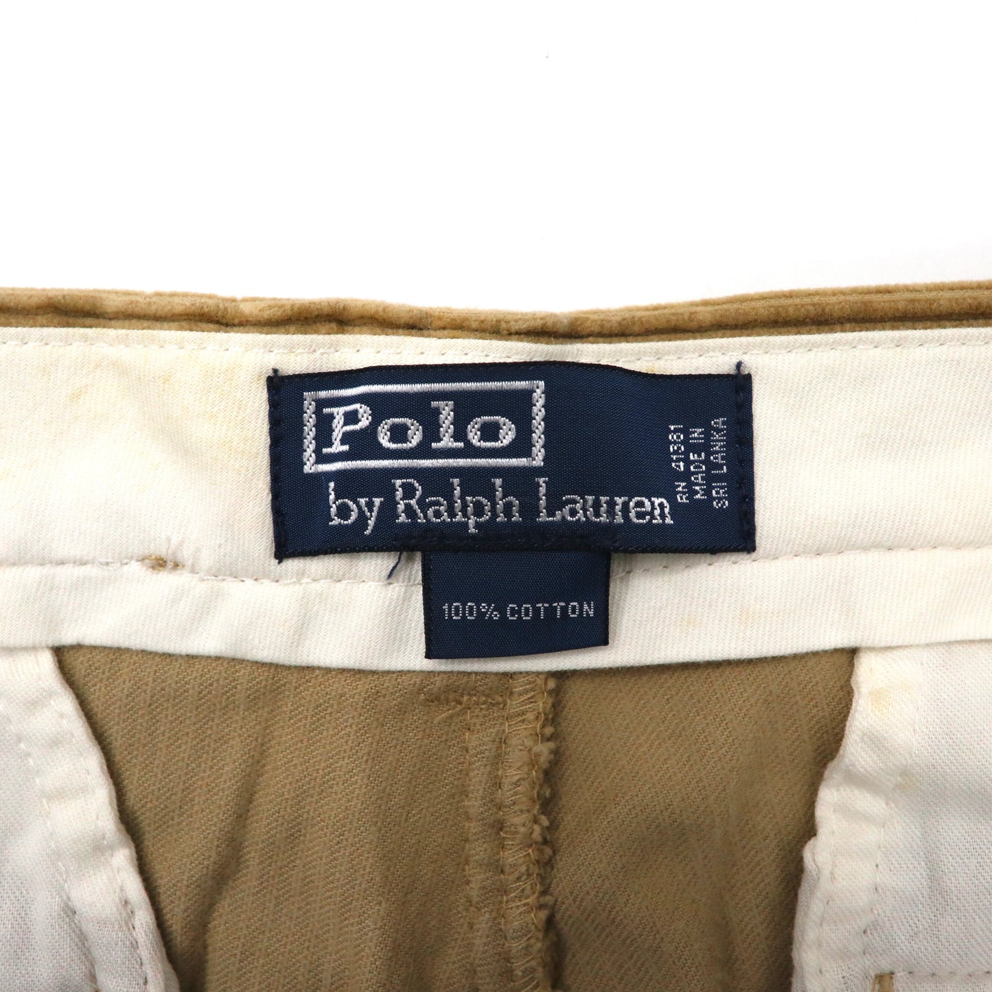 Polo by Ralph Lauren コーデュロイパンツ 32 ベージュ コットン 