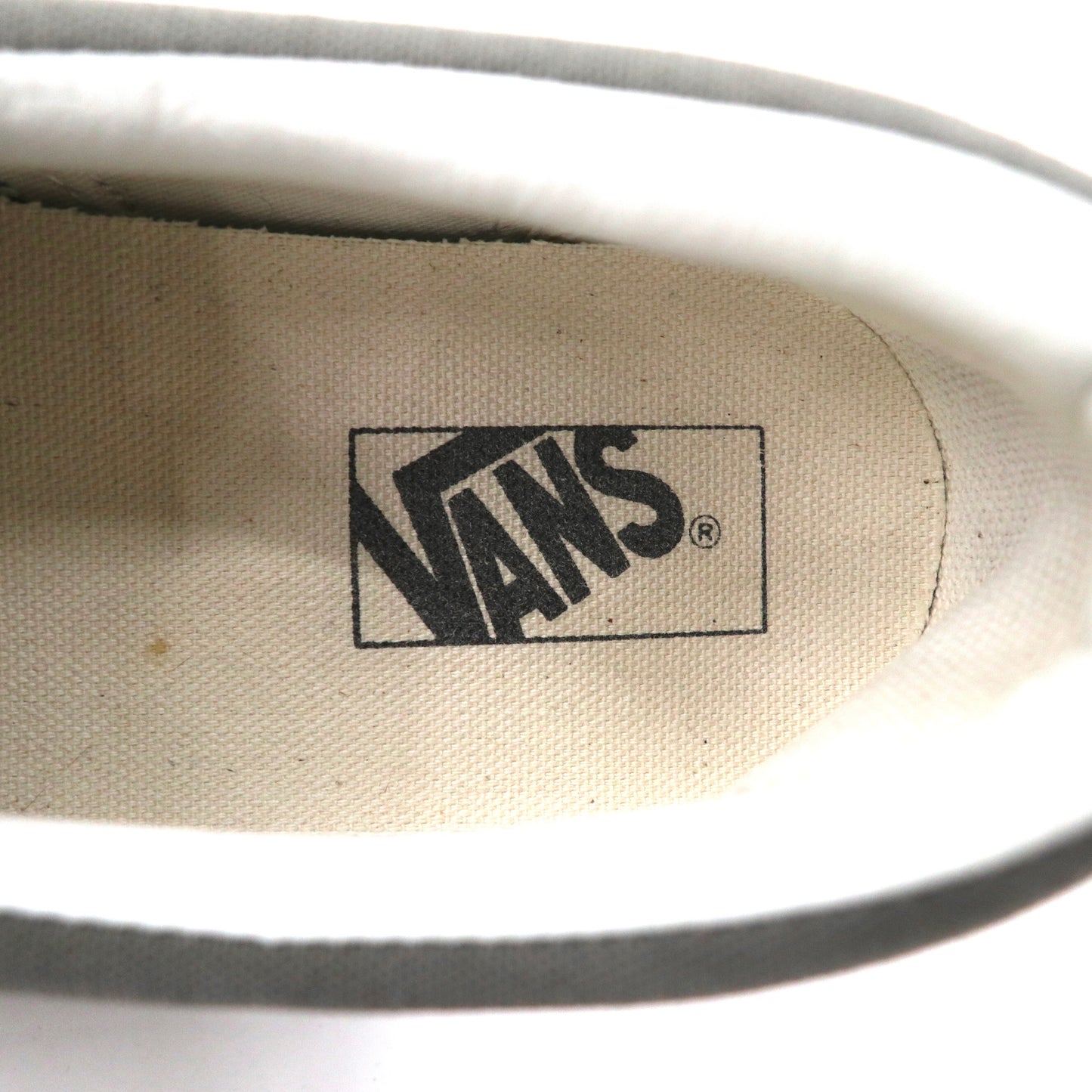 VANS スリッポンスニーカー 28cm グレー SLIP ON キャンバス V98CLA