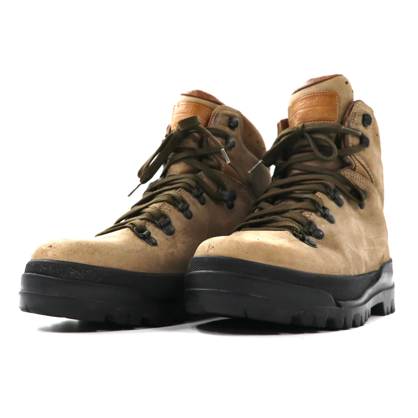 Timberland Trekking Boots US8.5 Beige Leather VIBRAM Sole GORE-TEX