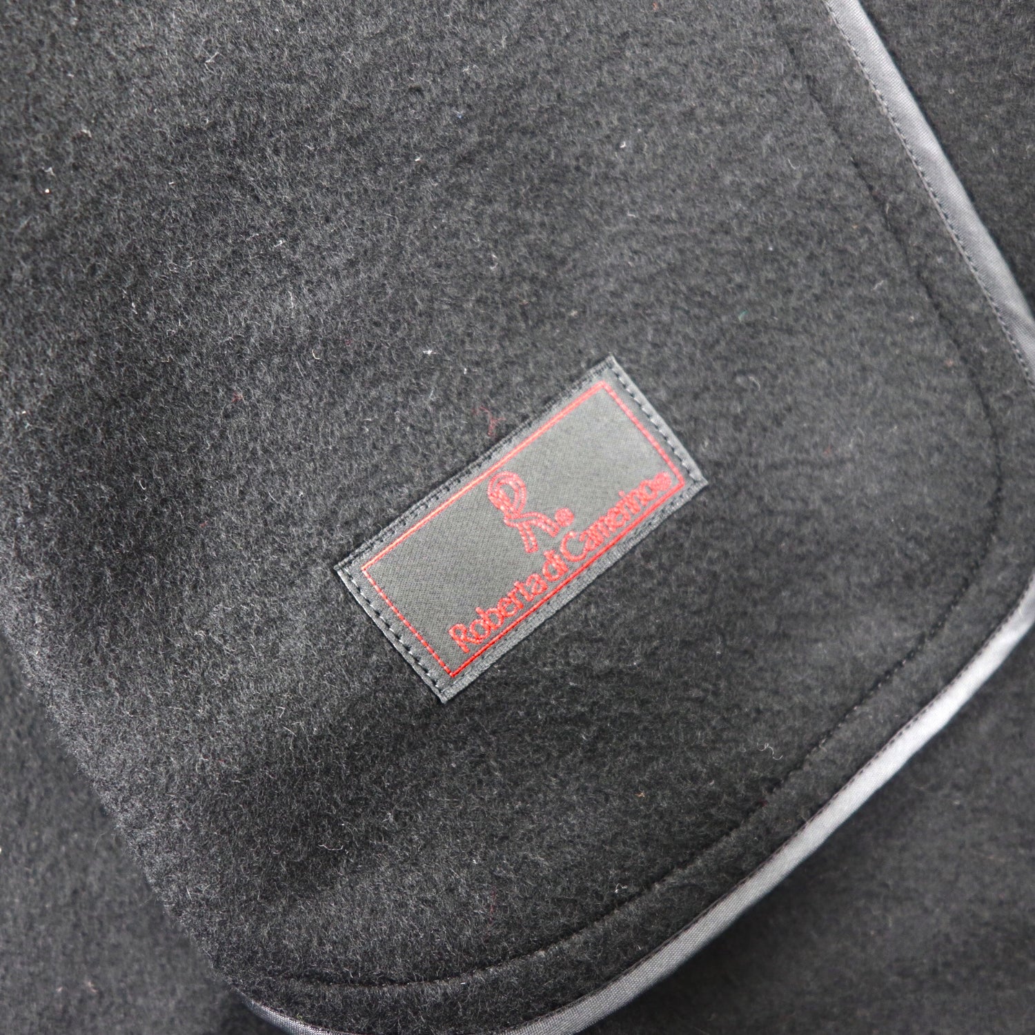 Roberta Di Camerino Cashmere coat L Black Made in Japan – 日本然リトテ