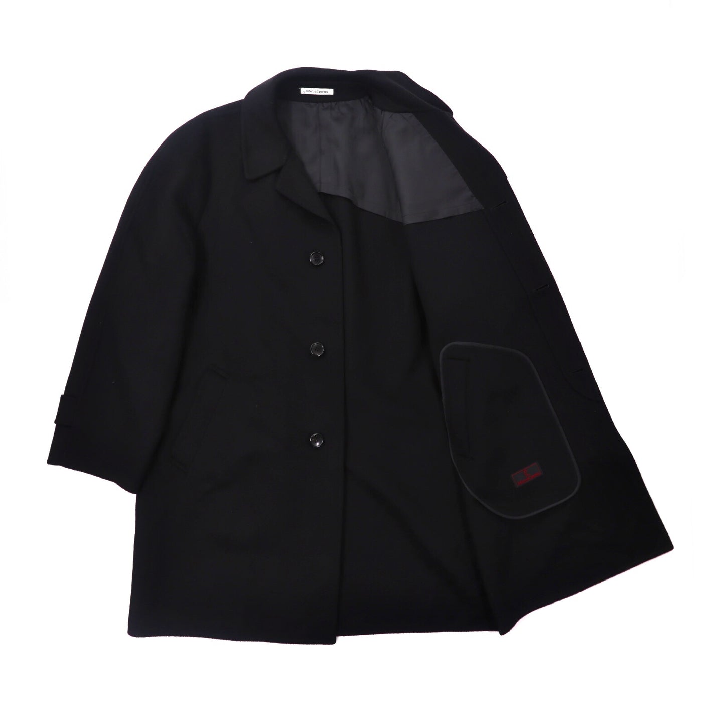 Roberta Di Camerino Cashmere coat L Black Made in Japan – 日本然リトテ