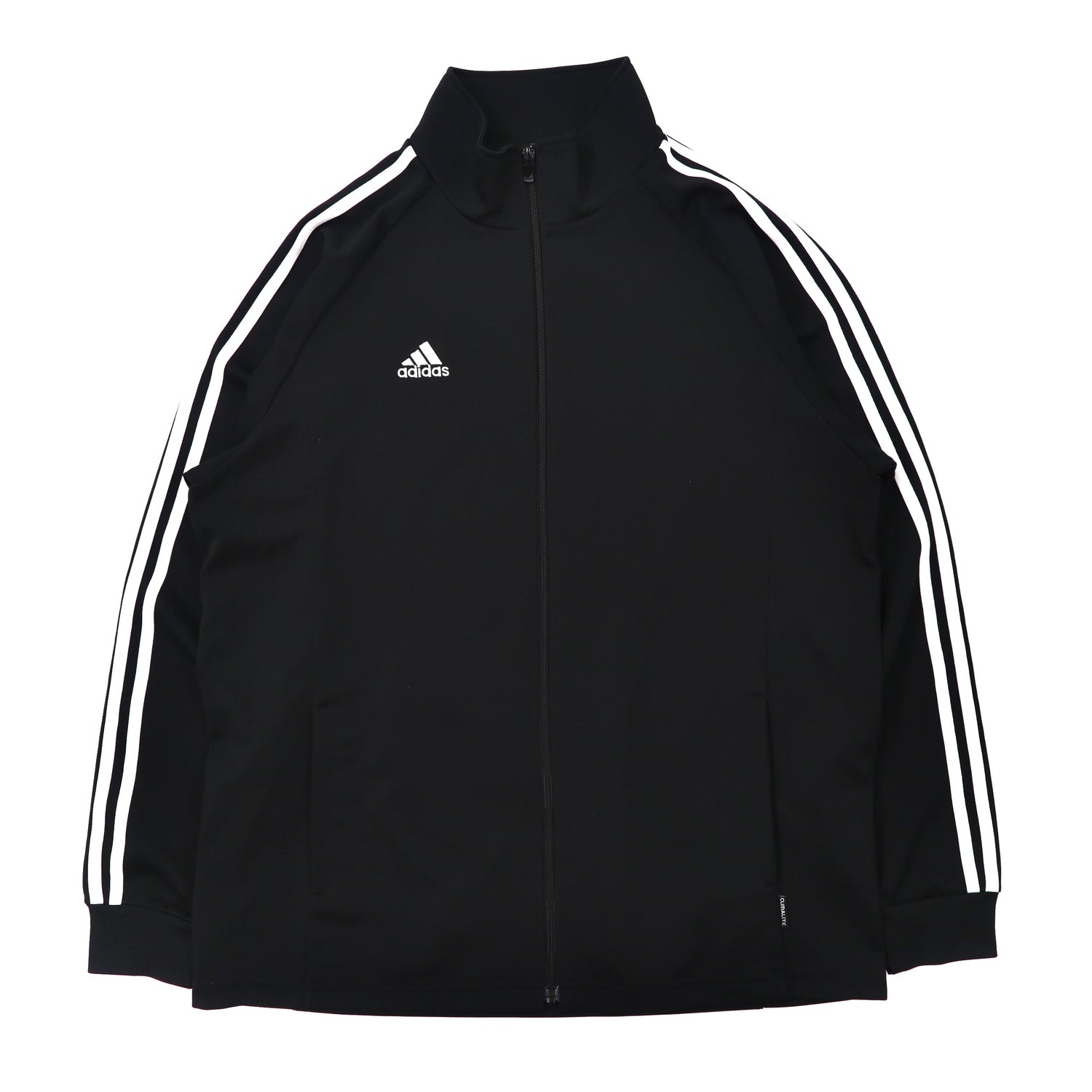 Adidas Track Jacket Setup Jersey O Black Polyester 3Striped Slogo