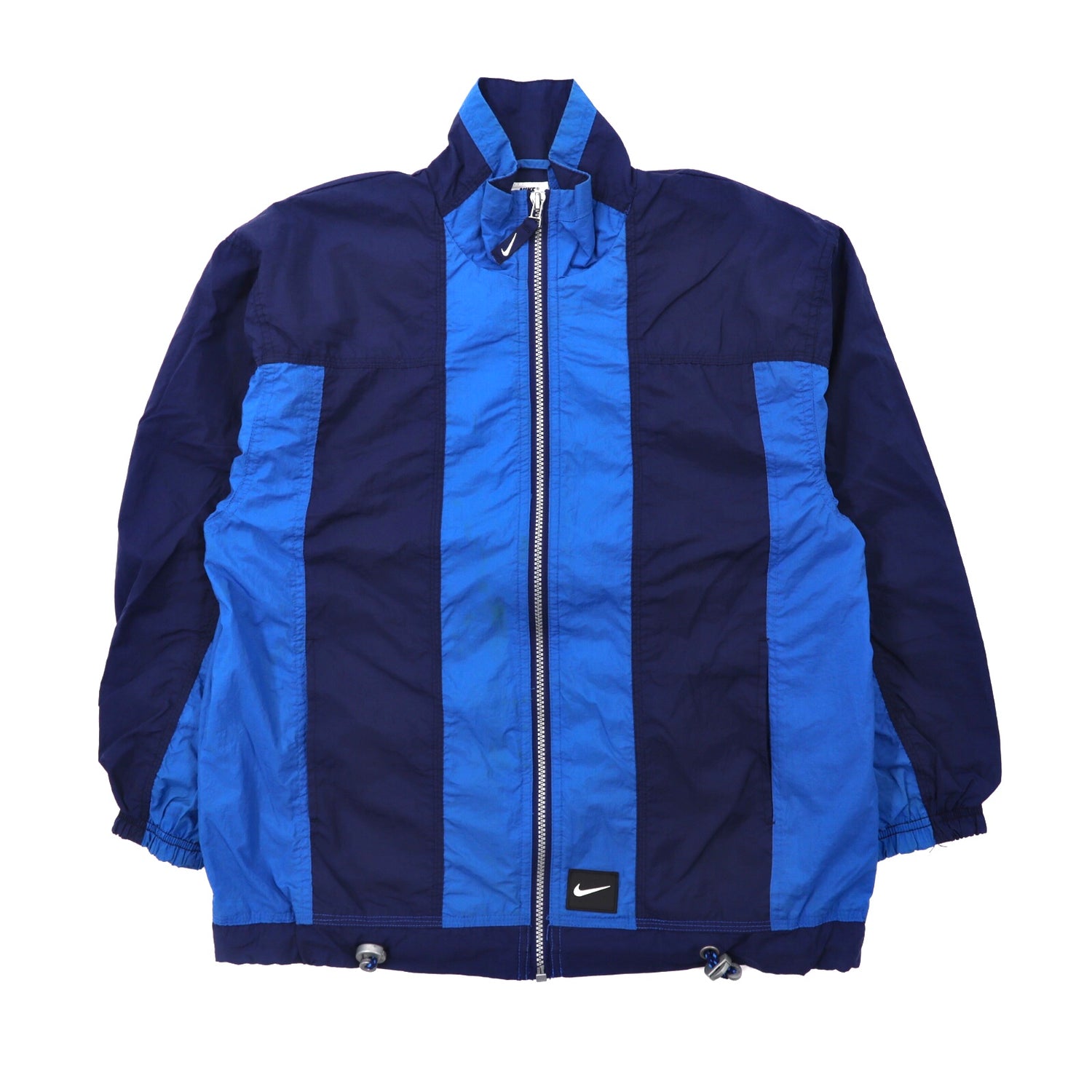 Nike Windbreaker M Blue Back Logo Print – 日本然リトテ