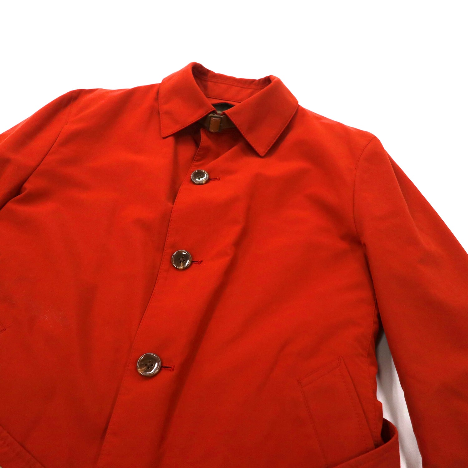 TAKEO KIKUCHI COAT 1 Red polyester quilting liner detached type