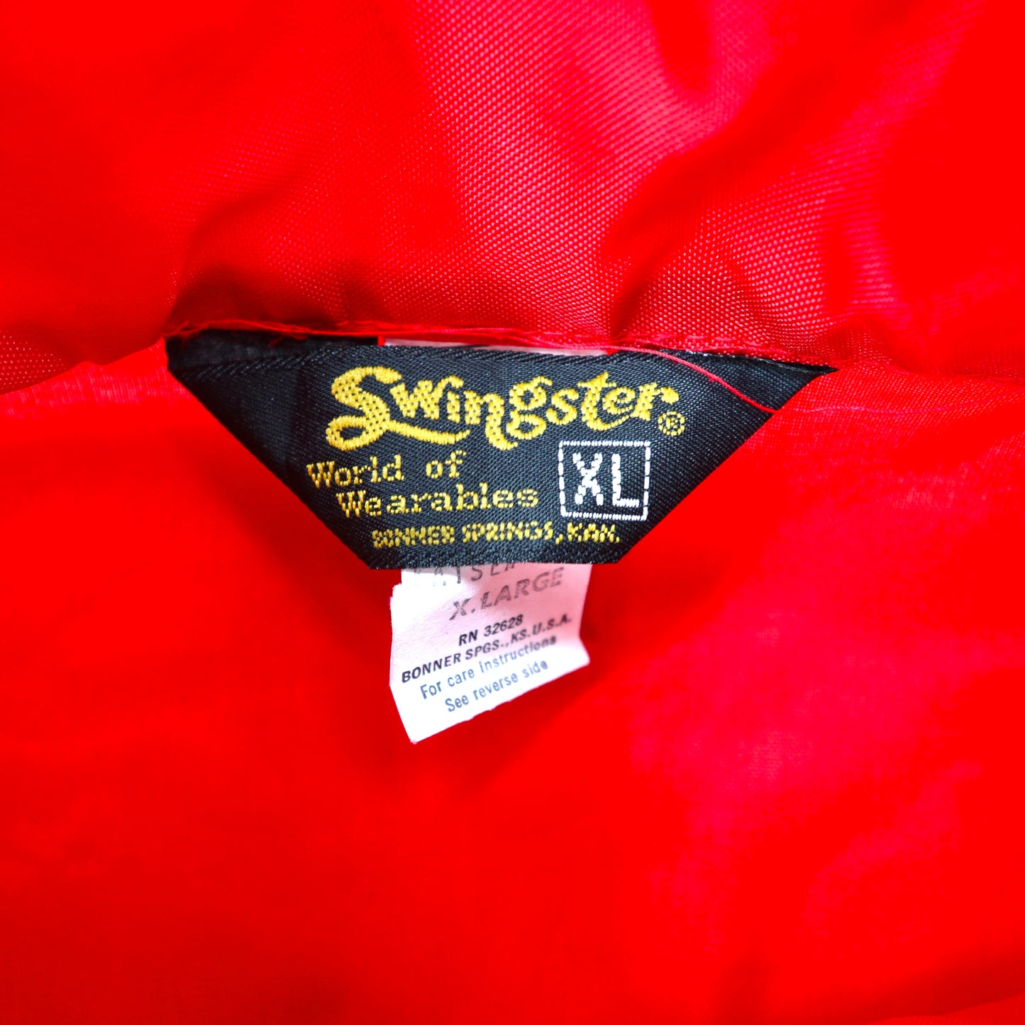 Swingster スウィングトップ XL レッド ナイロン 70年代 USA製